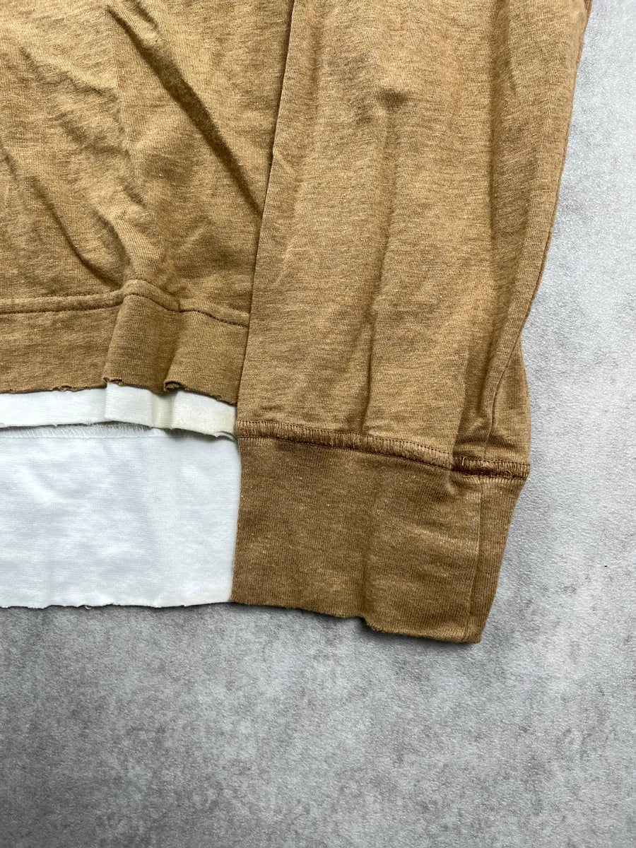 AW2006 Dsquared2 Camel Crest Graphic Layered Hem Longsleeves ArnfbjAL 7