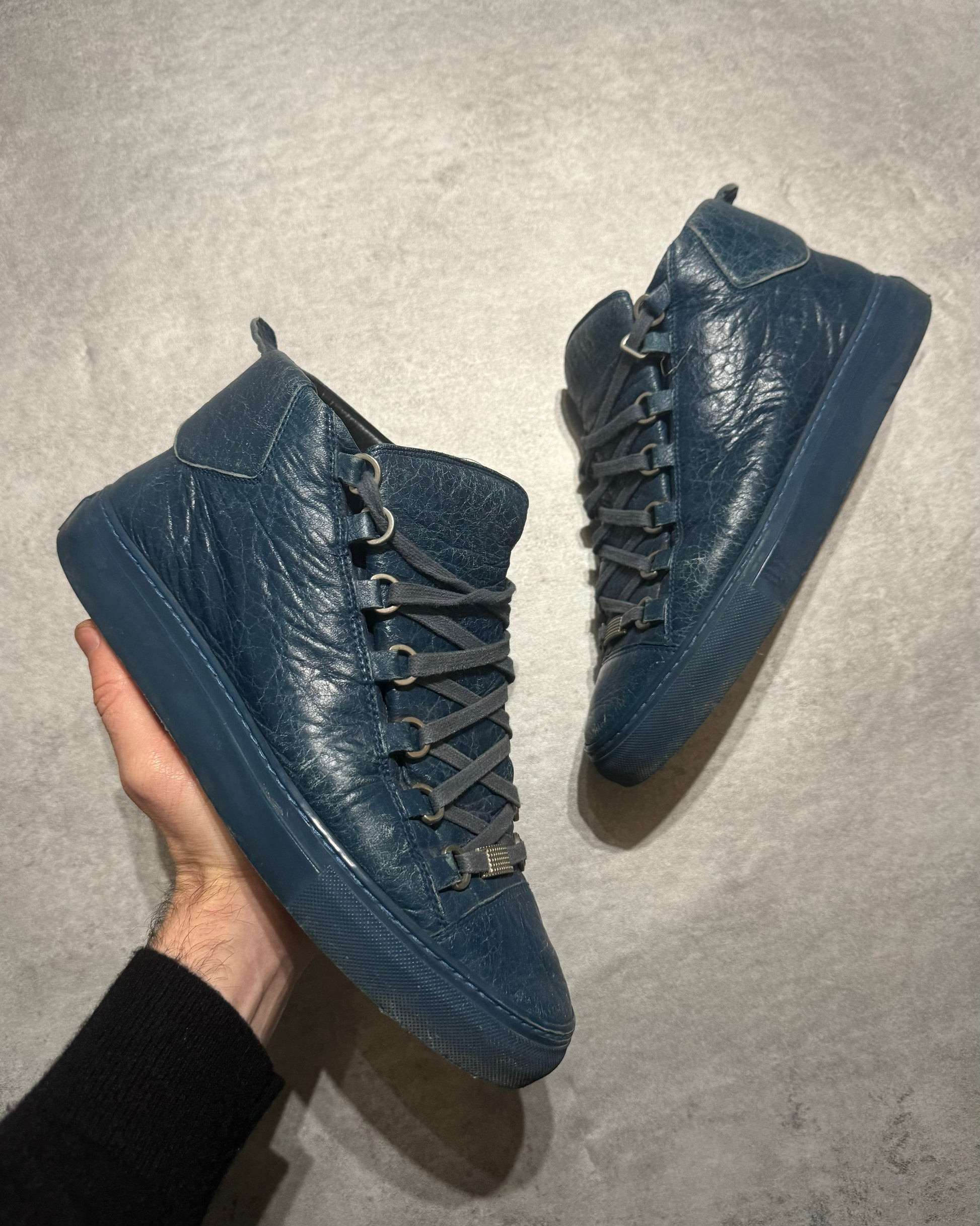 Balenciaga arena high mens blue online