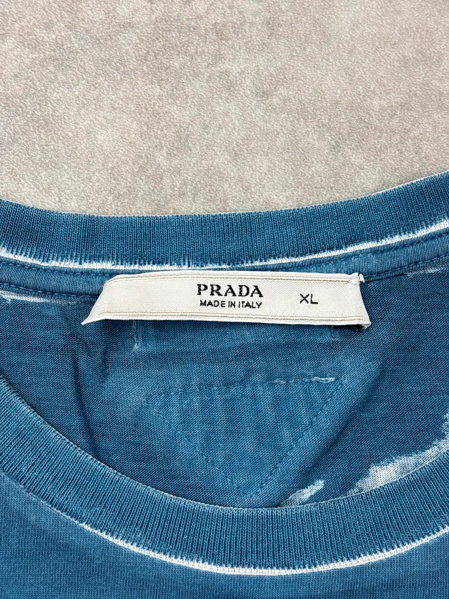 2010s Prada Blue Virgo Zodiac T-Shirt AvANsUoC 9