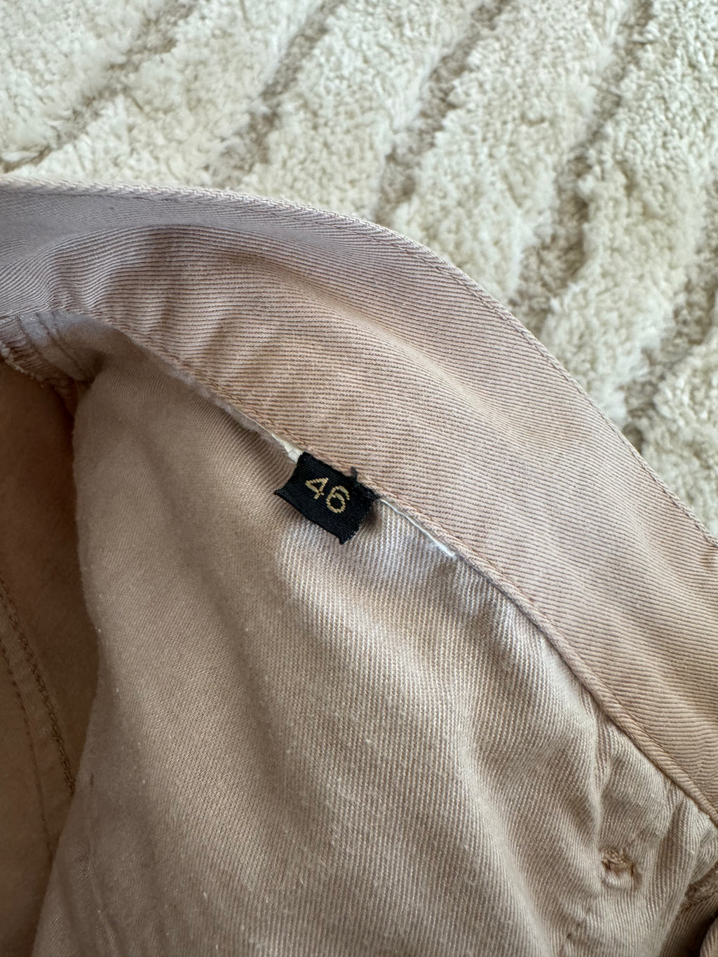 SS2005 Cavalli 几何拉链口袋长裤 (S)