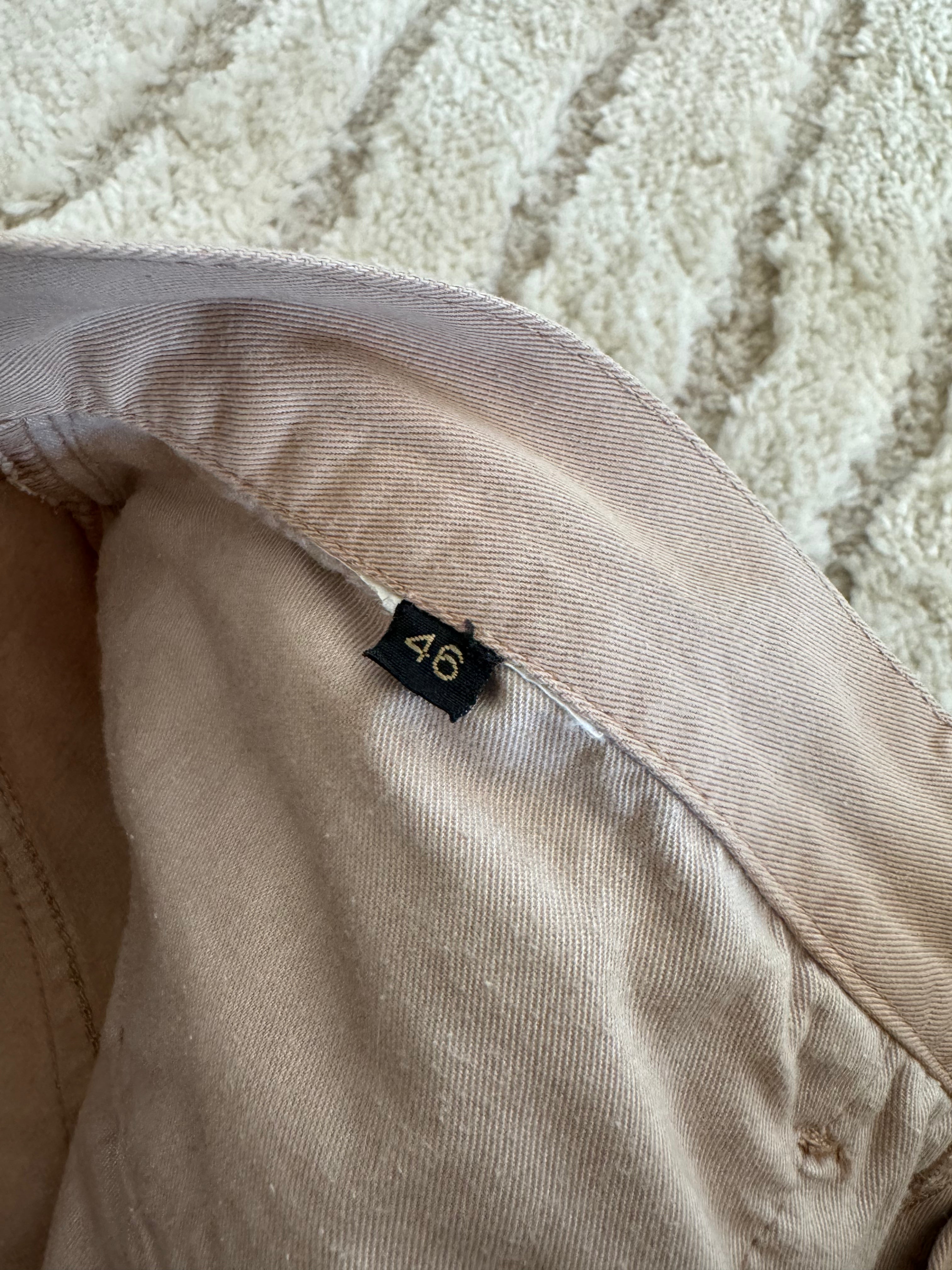 SS2005 Cavalli 几何拉链口袋长裤 (S)