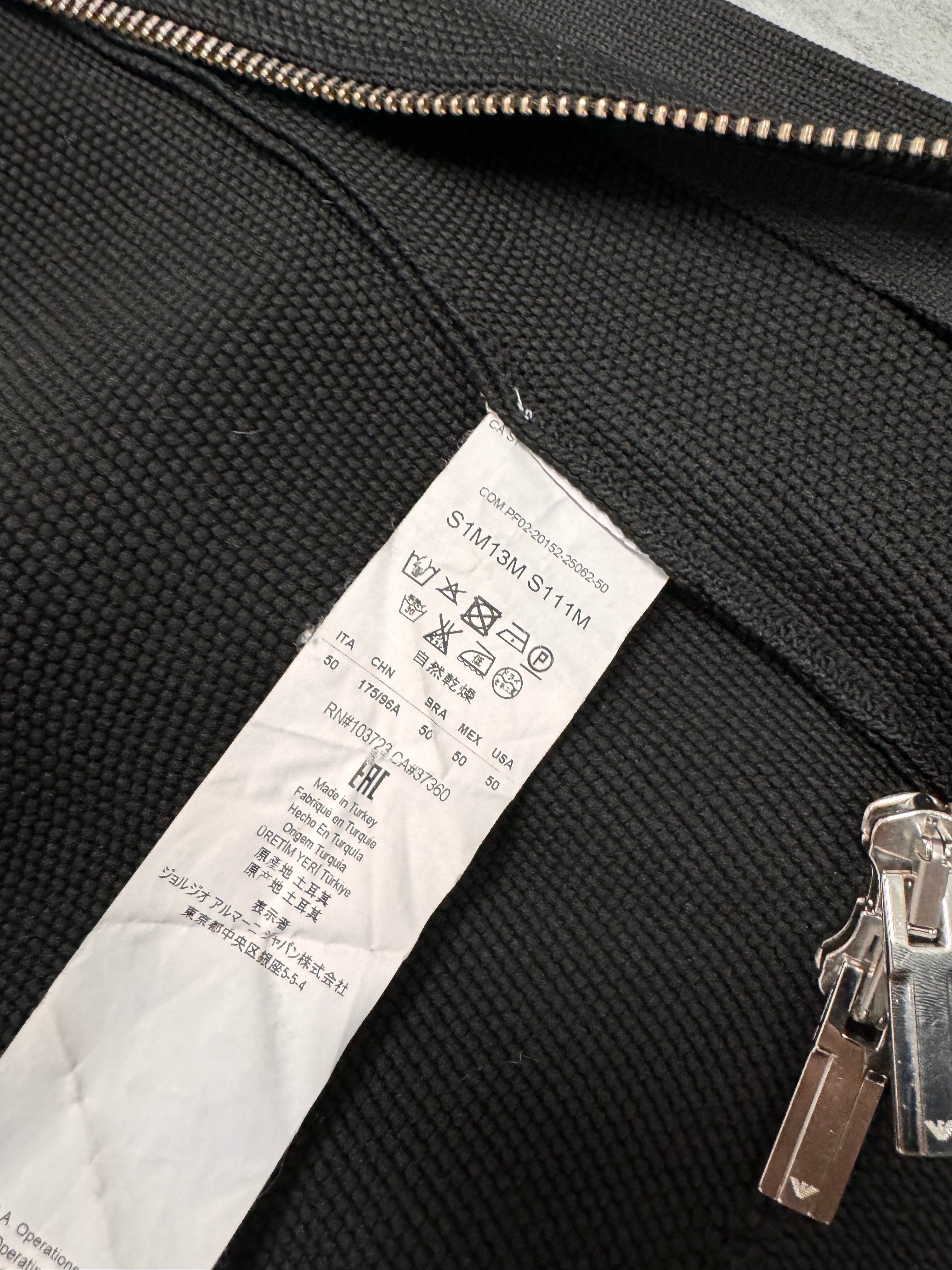 2015 秋冬 Emporio Armani 不对称全拉链毛衣 (S/M)