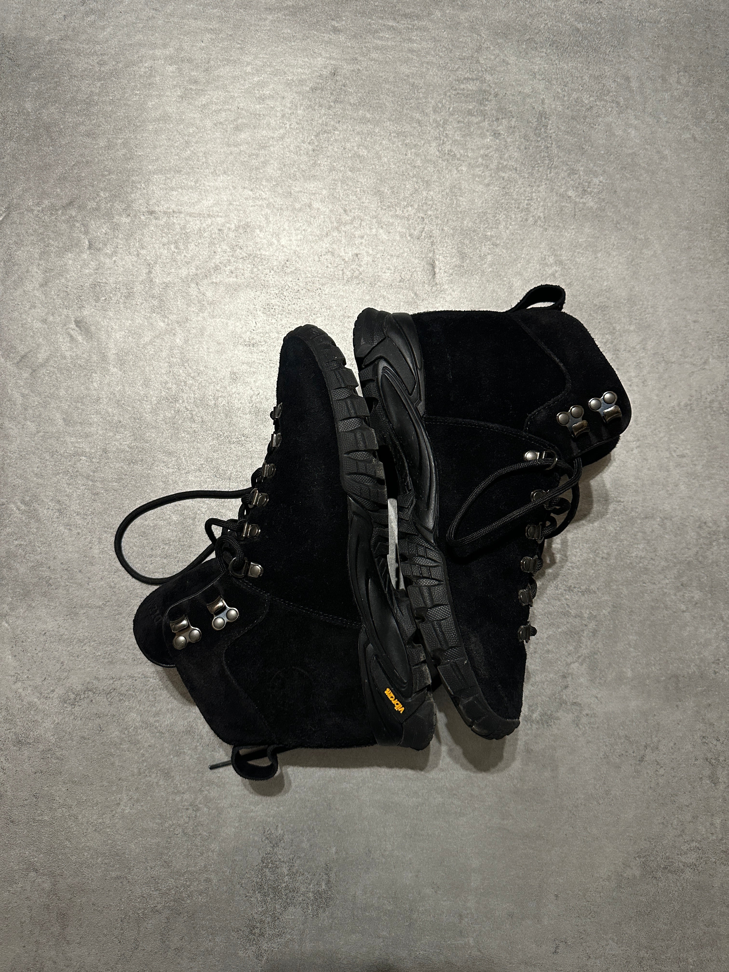 Diemme Suede Leather Vibram Black Hiking Boots