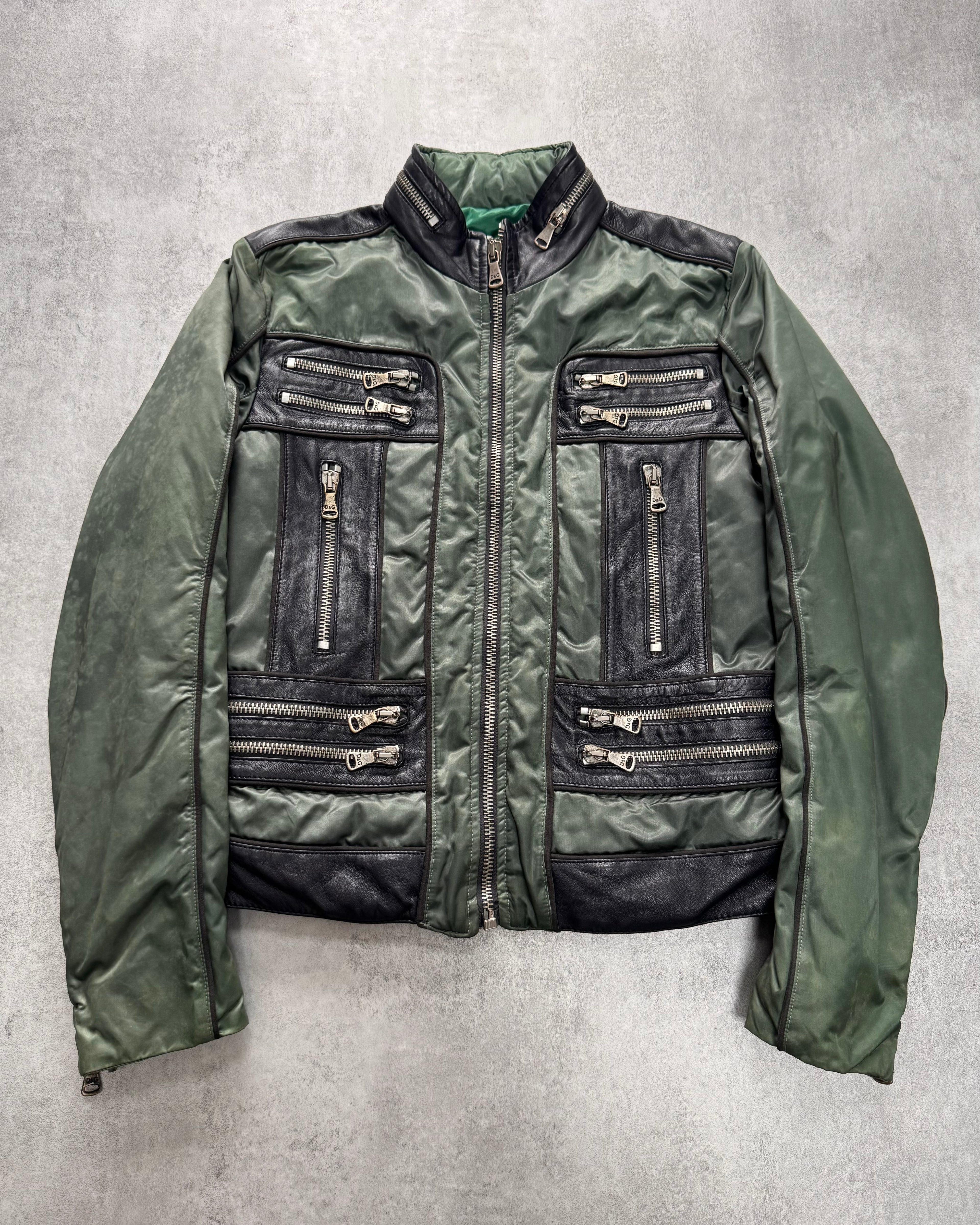 AW2007 Dolce & Gabbana Multi Zips Utility Jacket