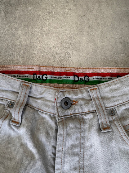 SS2004 Dolce & Gabbana Double Back Pockets Jeans (M)