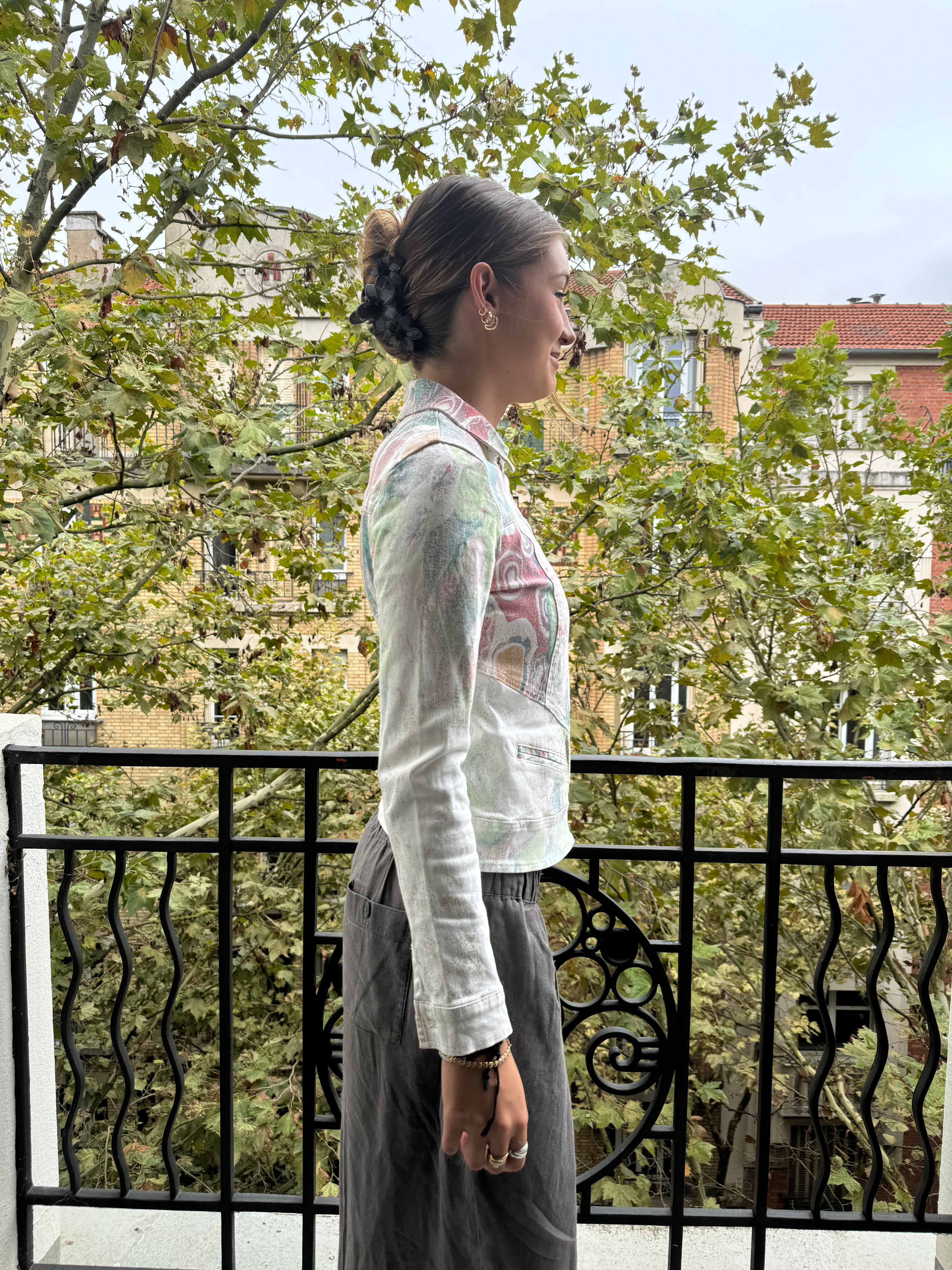 AW2001 Roberto Cavalli Psychadelic Retro Jacket