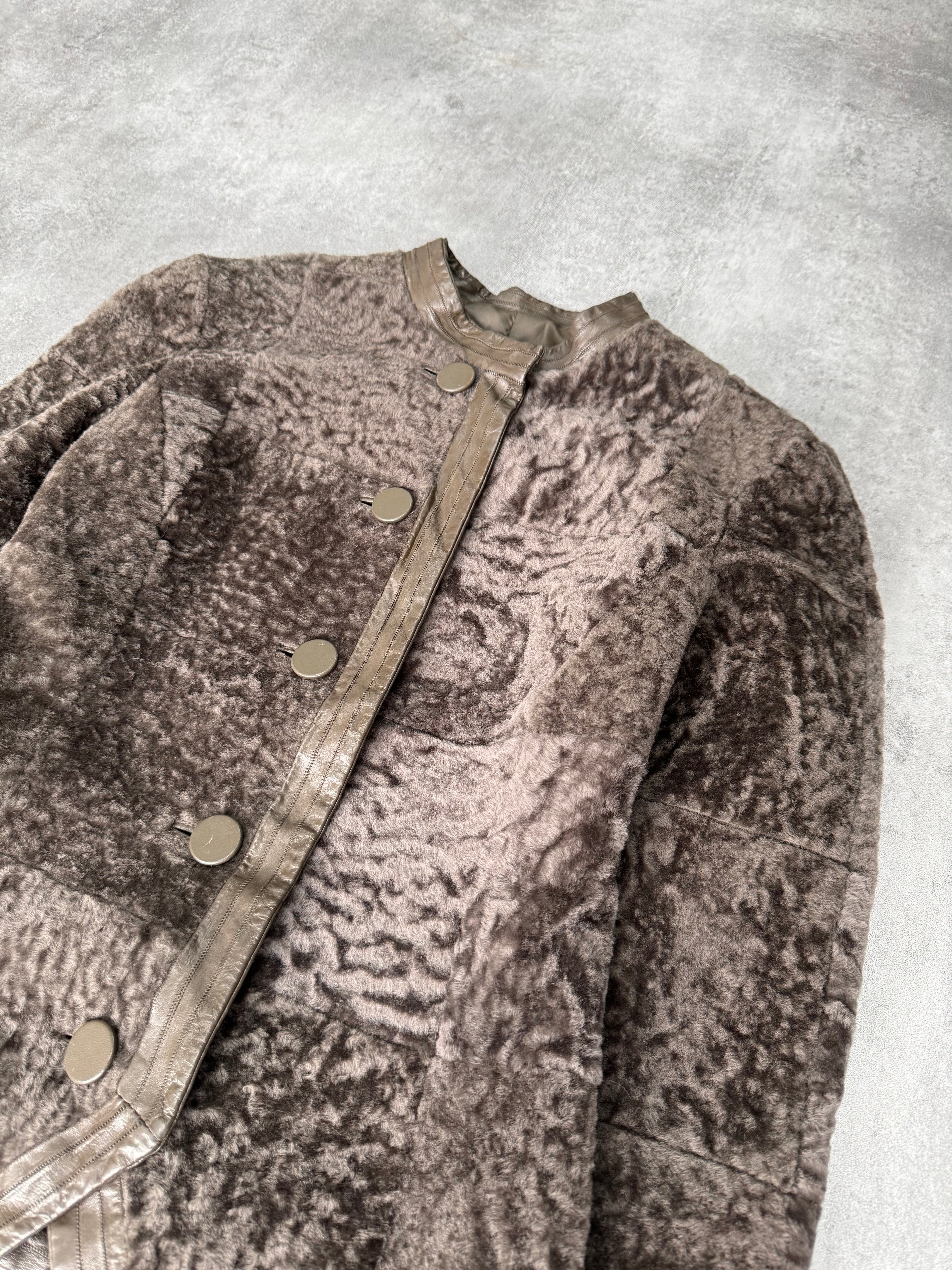 FW2010 Emporio Armani Sheepskin Leather Jacket