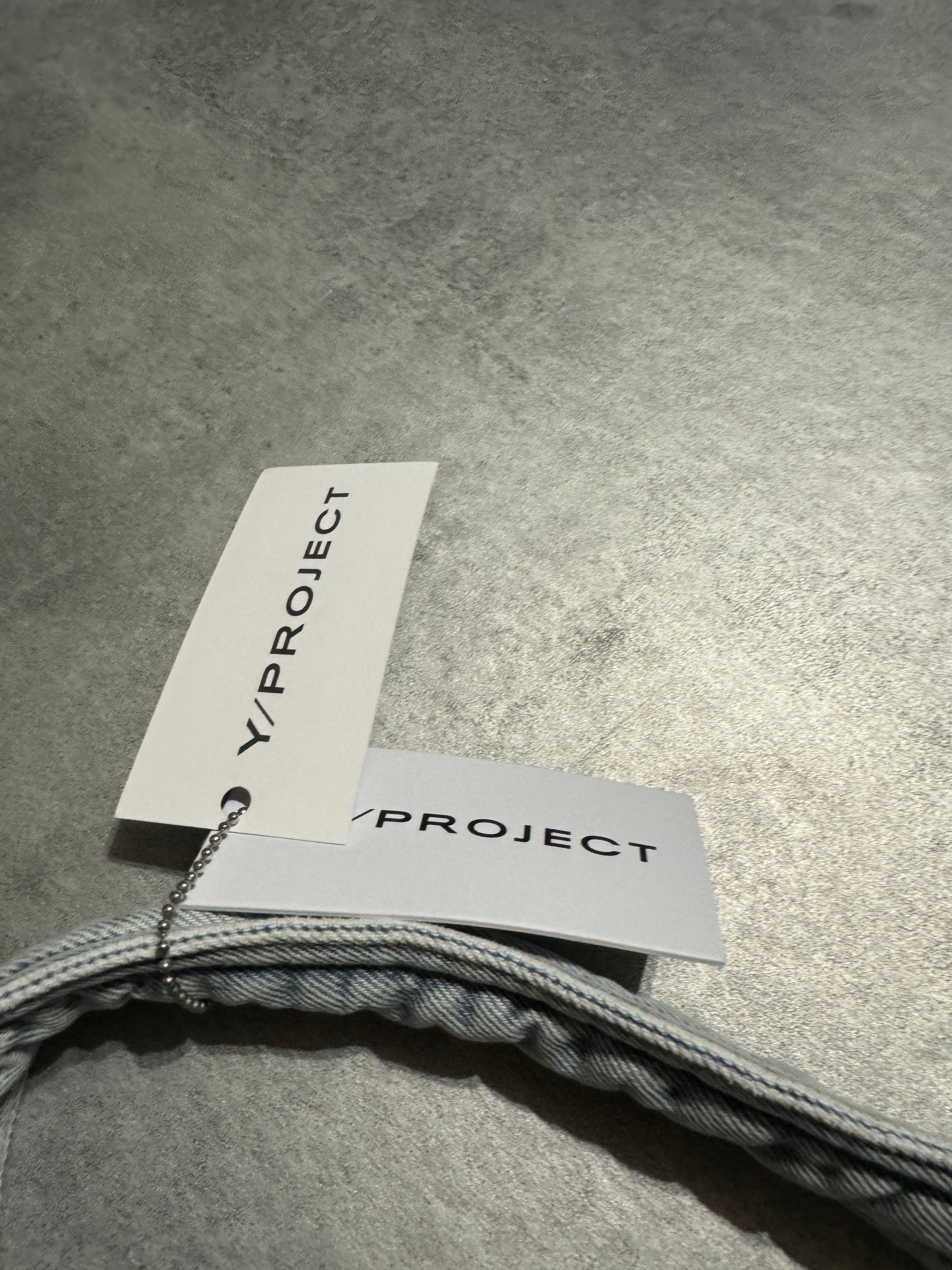 SS2024 Y/Project Ice Blue Denim Extra Cabas Bag (OS) - 4