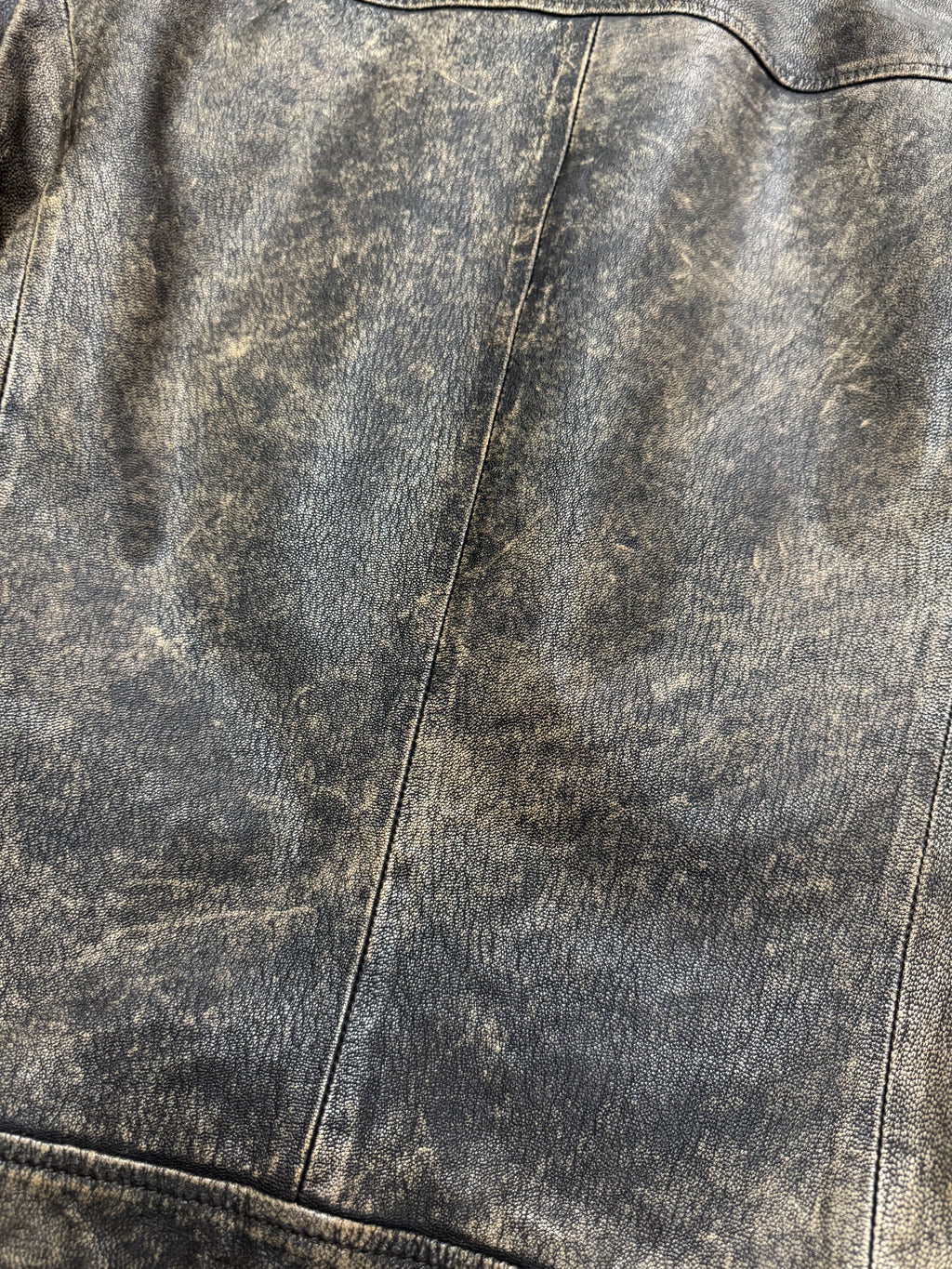 2000s Armani Brown Aged Leather Jacket