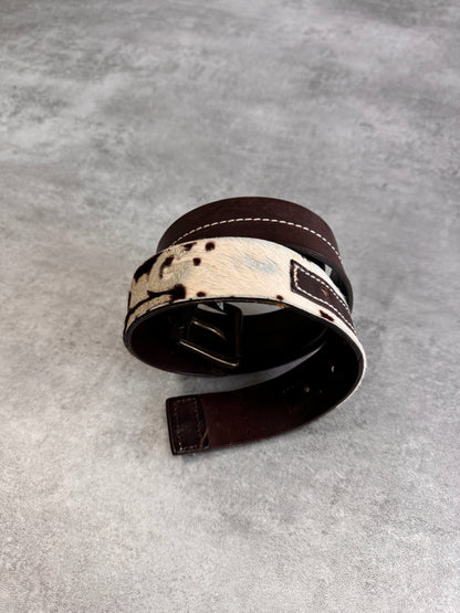 Dolce & Gabbana Cow Effect Belt (OS)