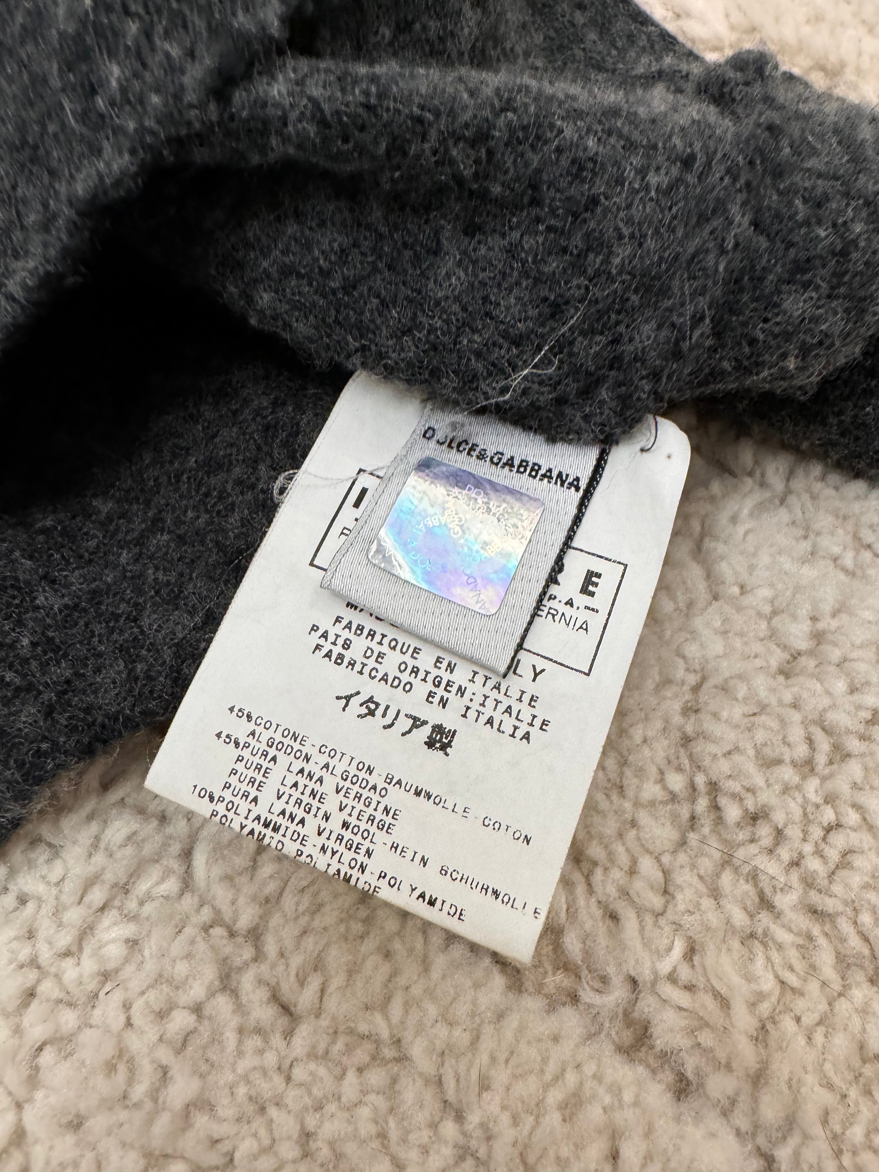 2000年代 ドルチェ&amp;ガッバーナ 非対称ストライプ ジップアップ (M)