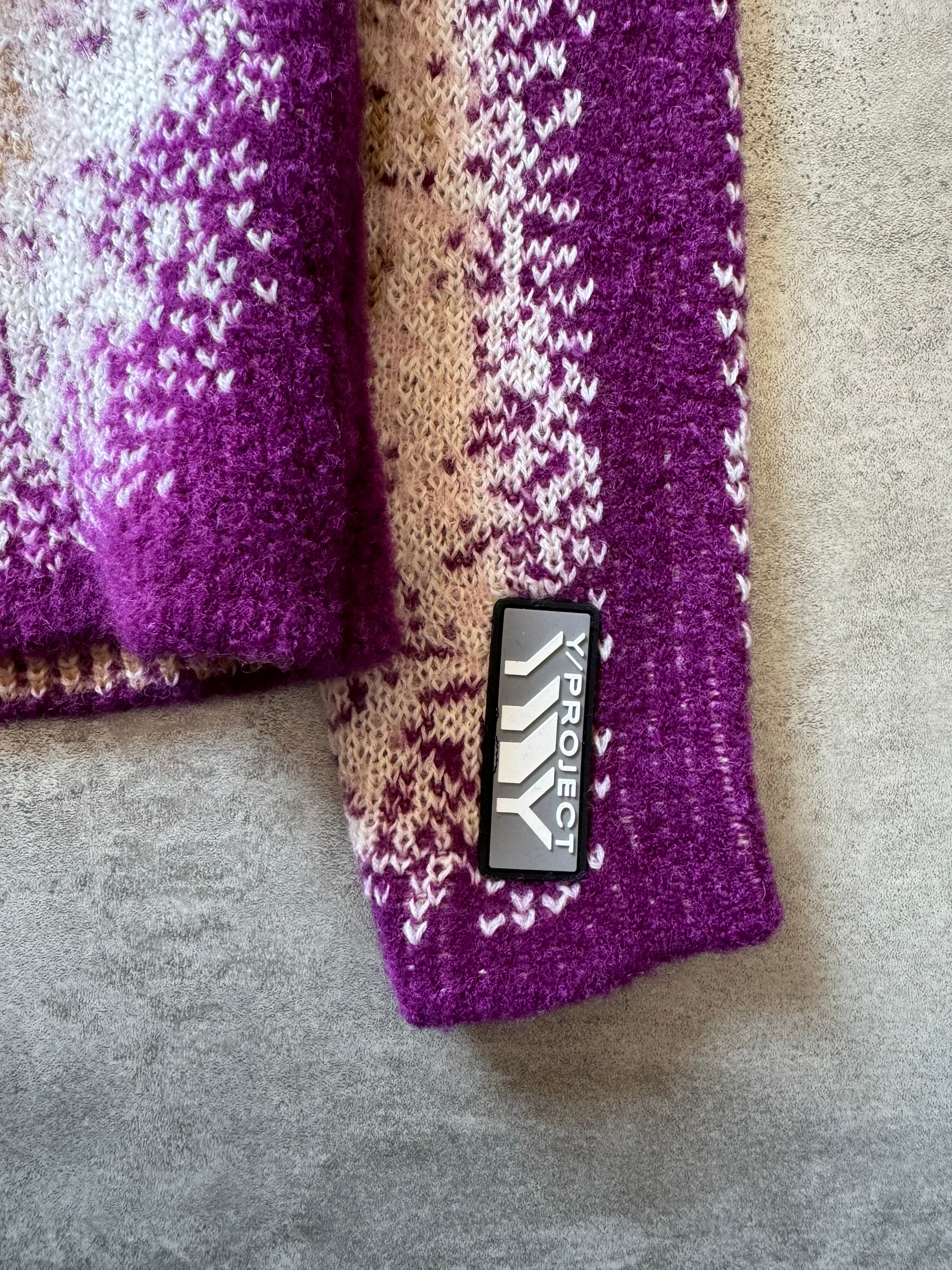 Y/Project Spray-Effect Knitted Gradient Sweater