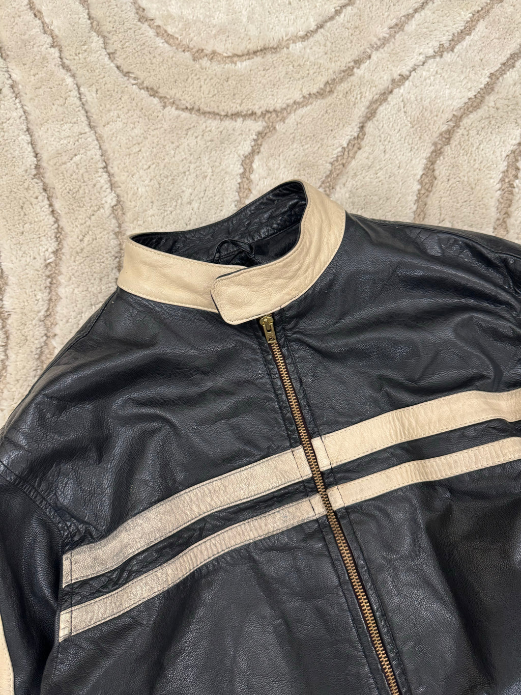 1990年代 アルマーニ カフェレーサー レザージャケット (M)