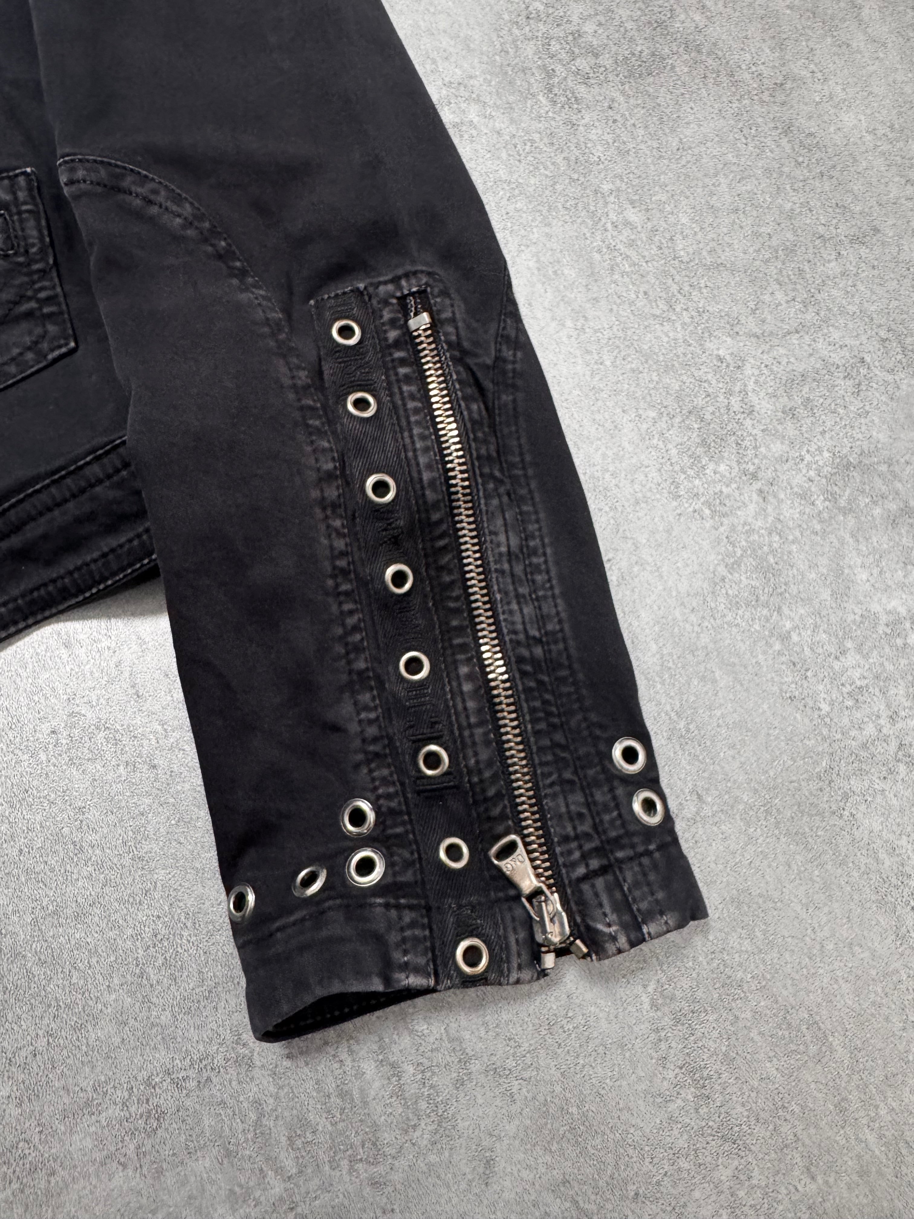 2000s Dolce & Gabbana Bondage Black Jacket