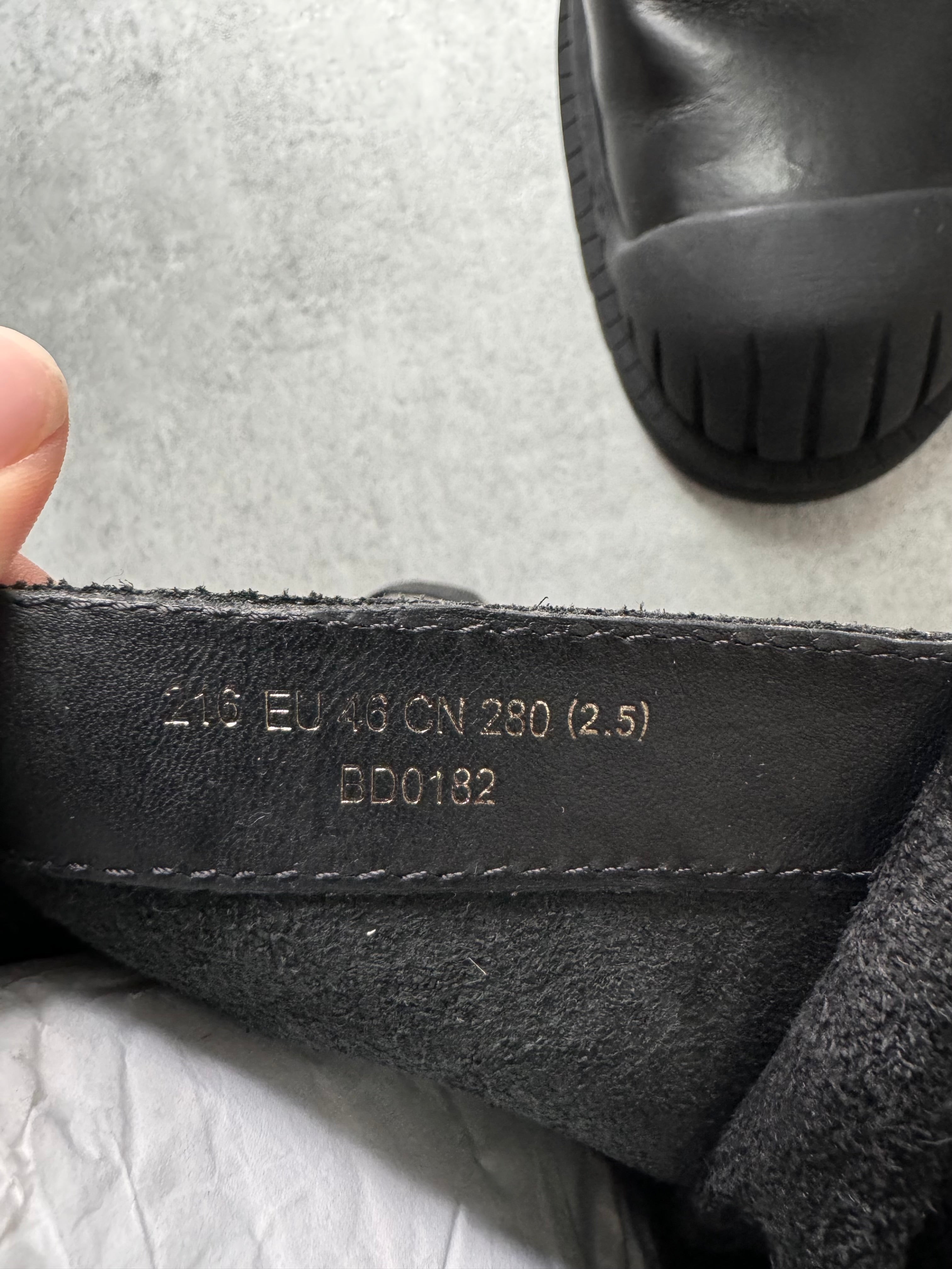 Acne Studios Trooper Black Ankle Boots