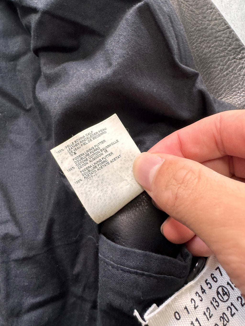 SS2010 Maison Margiela 5-Zip Black Leather Jacket