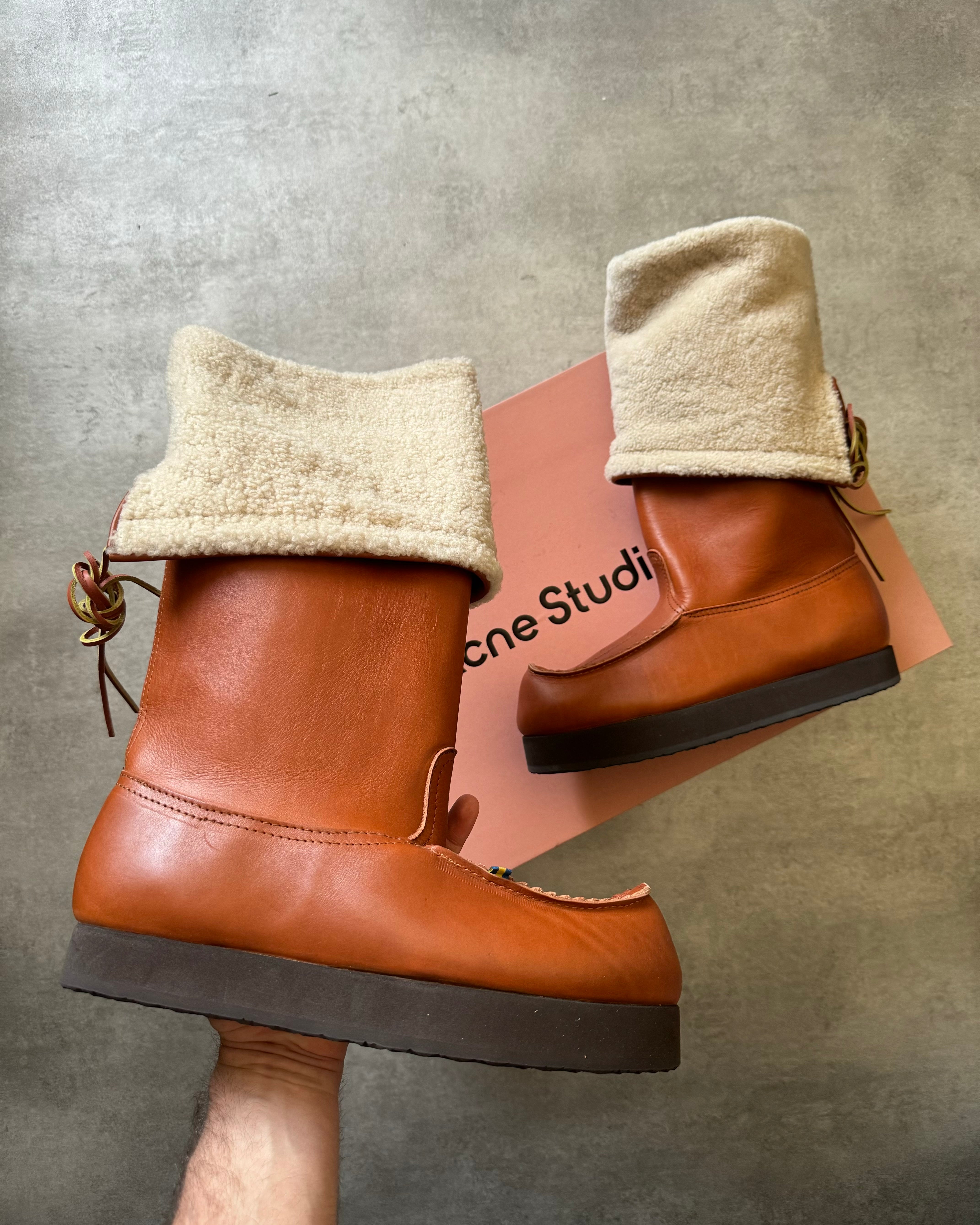 Acne Studios キャメル　ブーツ FW2022 Acne Studios x Kero Camel Reversible Boots (44eu/us10