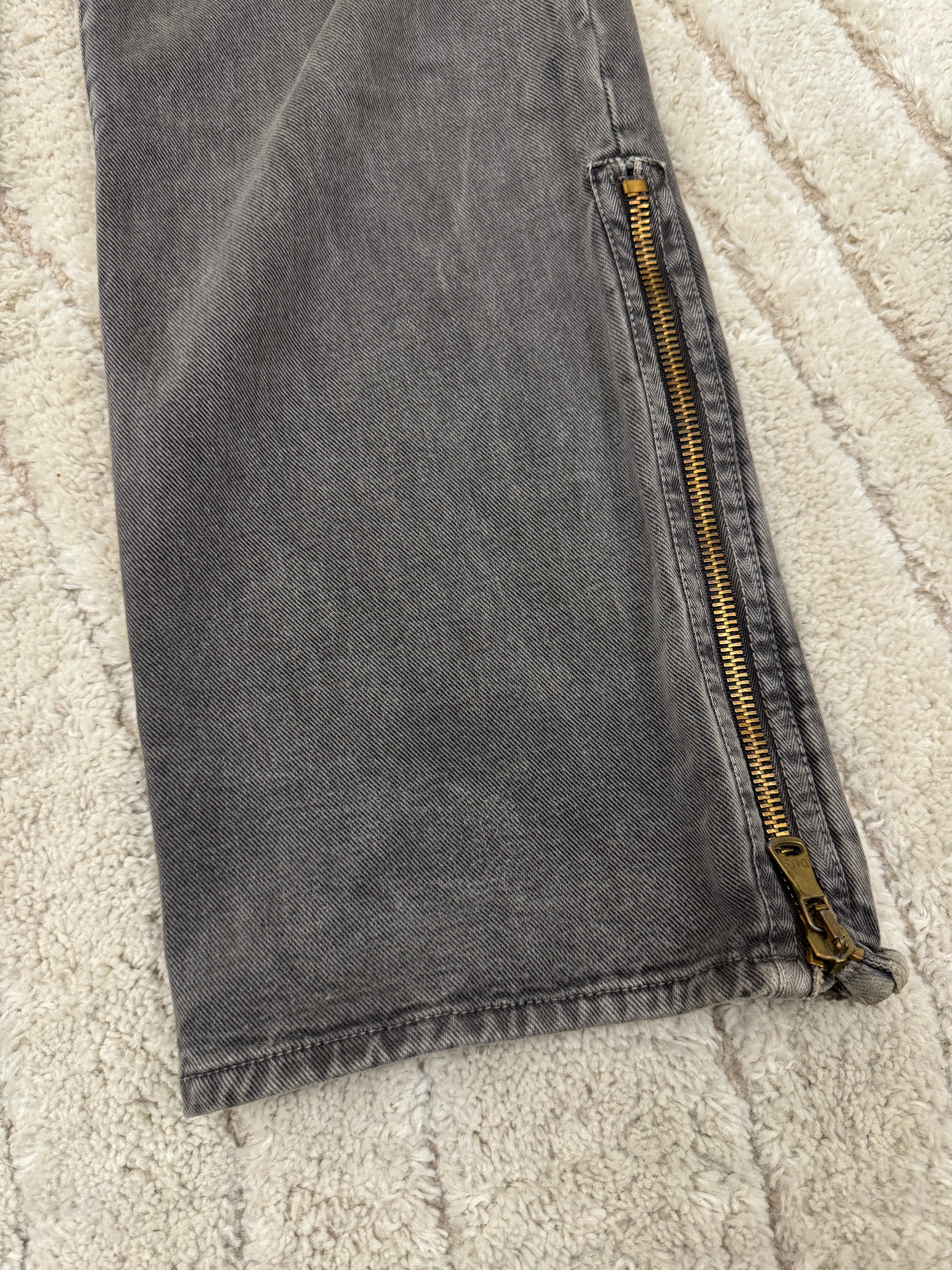 AW2003 Dolce & Gabbana Bootcut Zipper Denim Pants