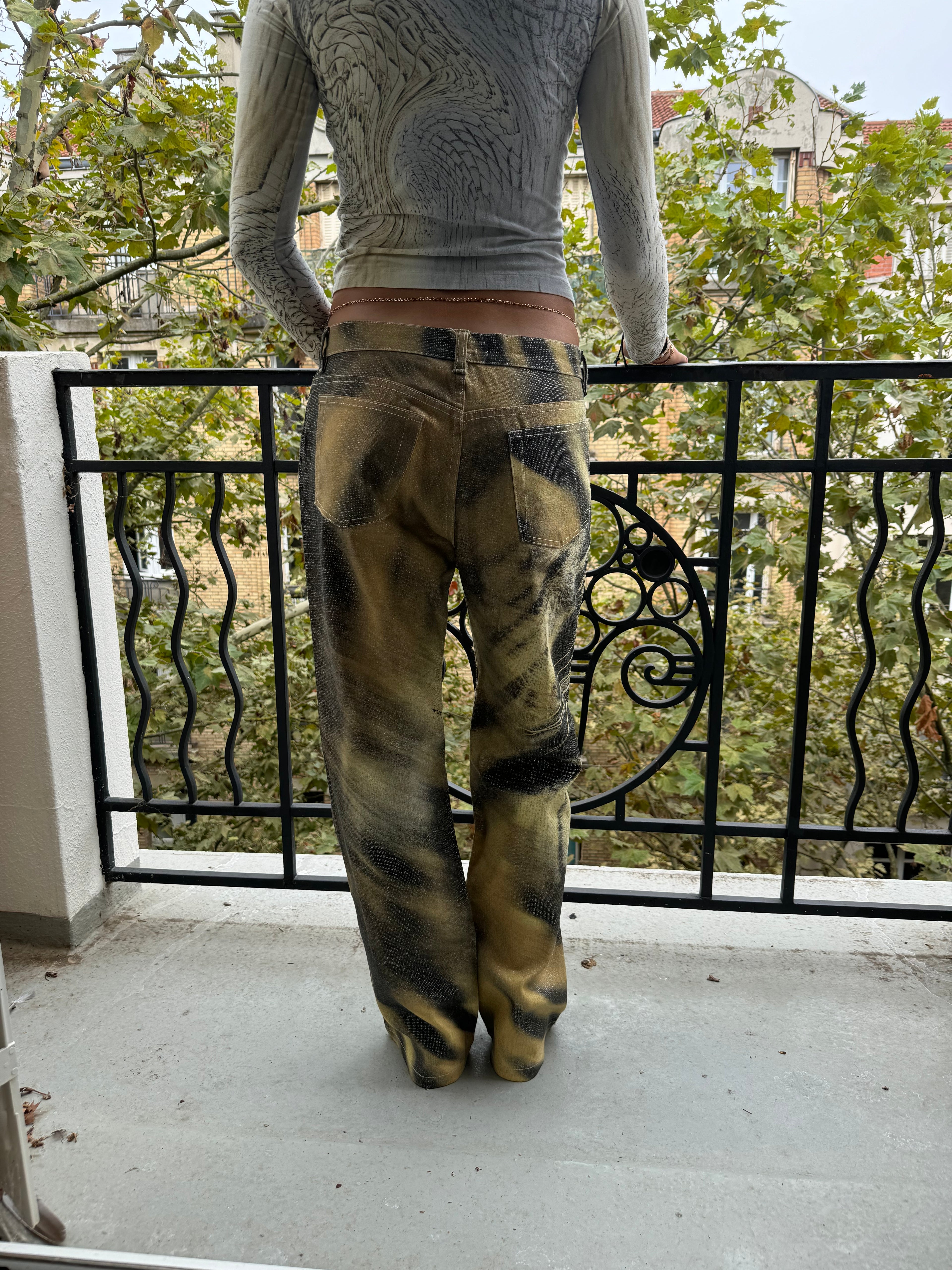 FW2000 Roberto Cavalli Tiger Savage Pants