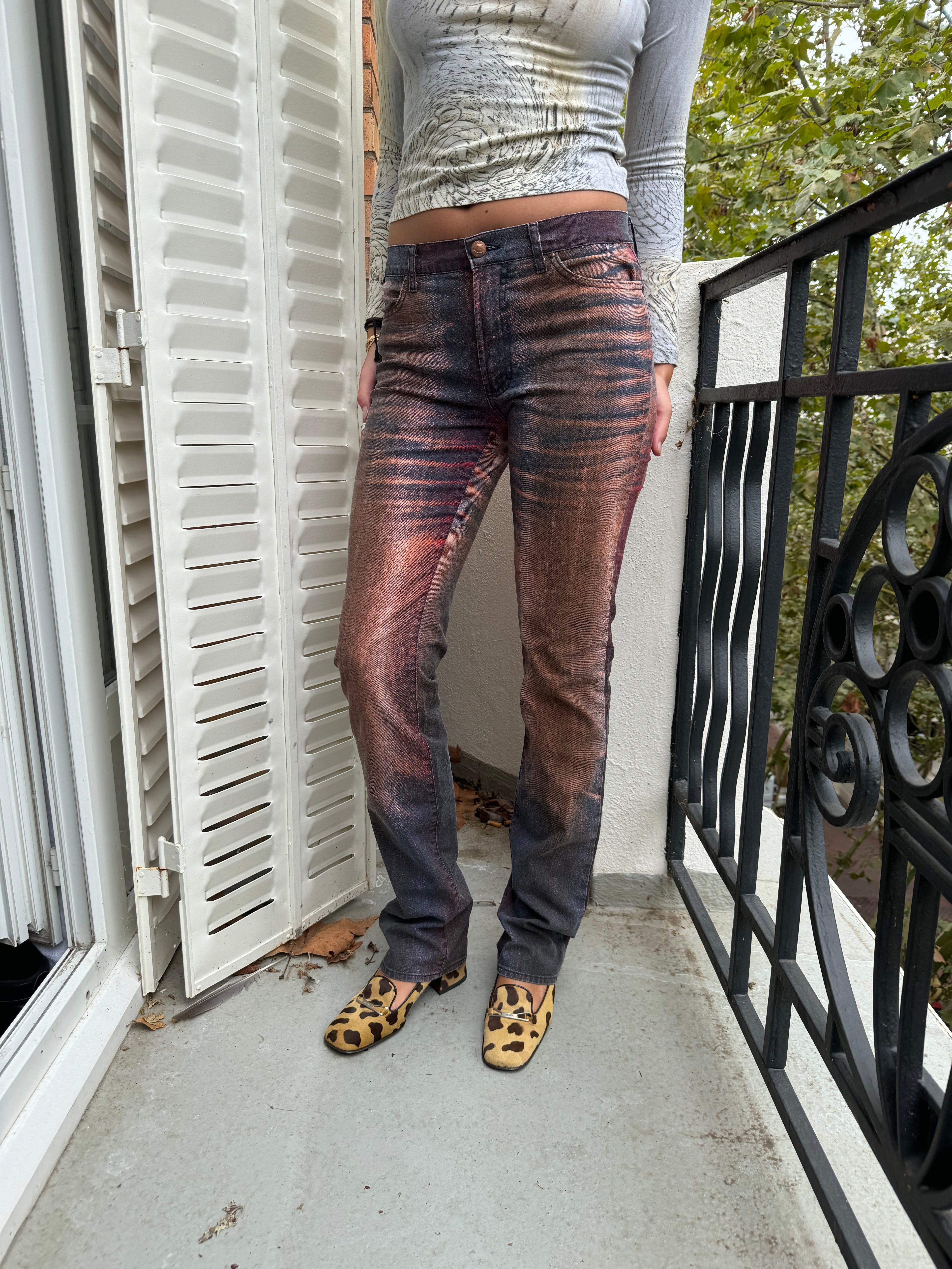 SS2004 Cavalli Glamour Sunset Devil Pants