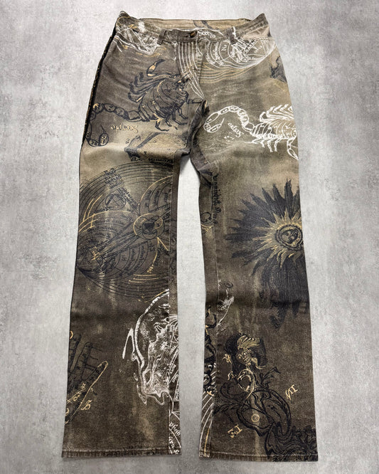 AW2003 Cavalli Astrology Resurrection Pants (S)