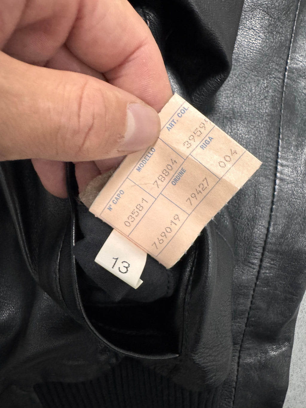 2000s Dolce & Gabbana Black Leather Jacket