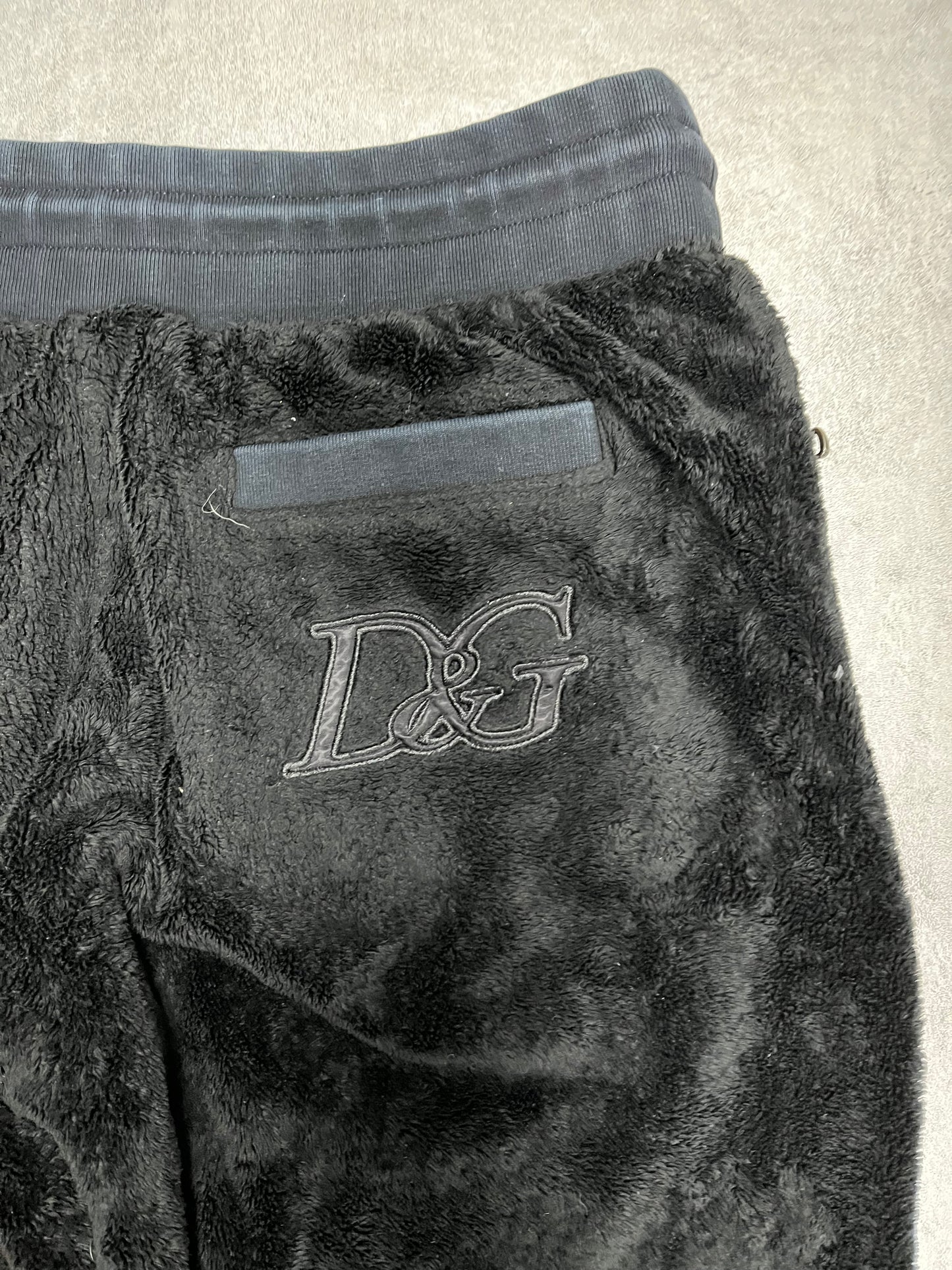 Dolce & Gabbana Fleece Black Jogger (M)