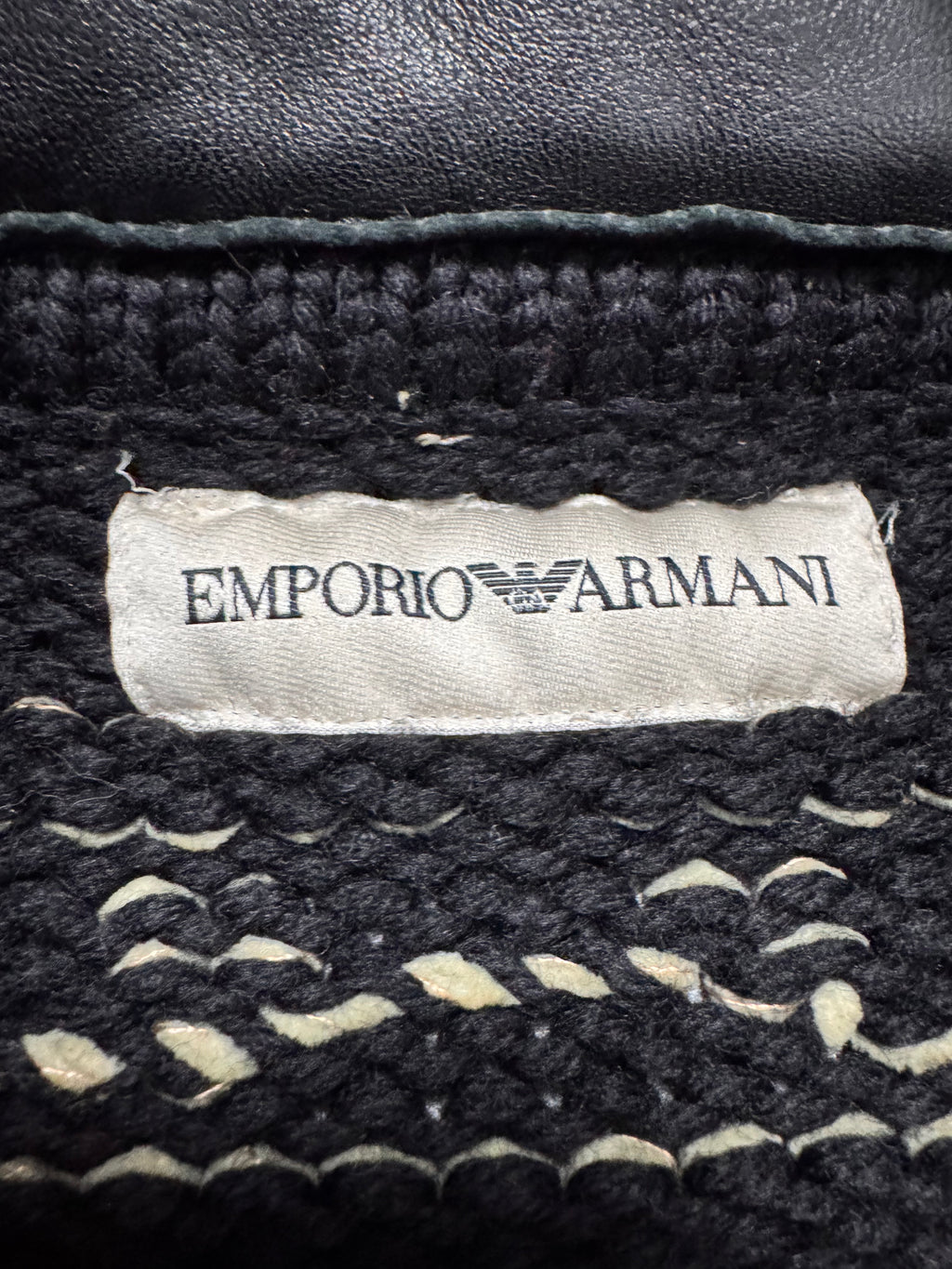 1990s Emporio Armani Wool Flowers Jacket