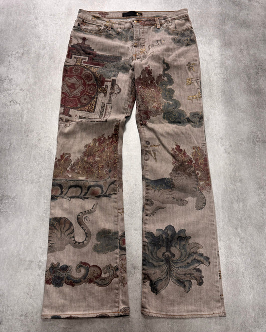 AW2003 Cavalli Asian World Grey Pants (S)