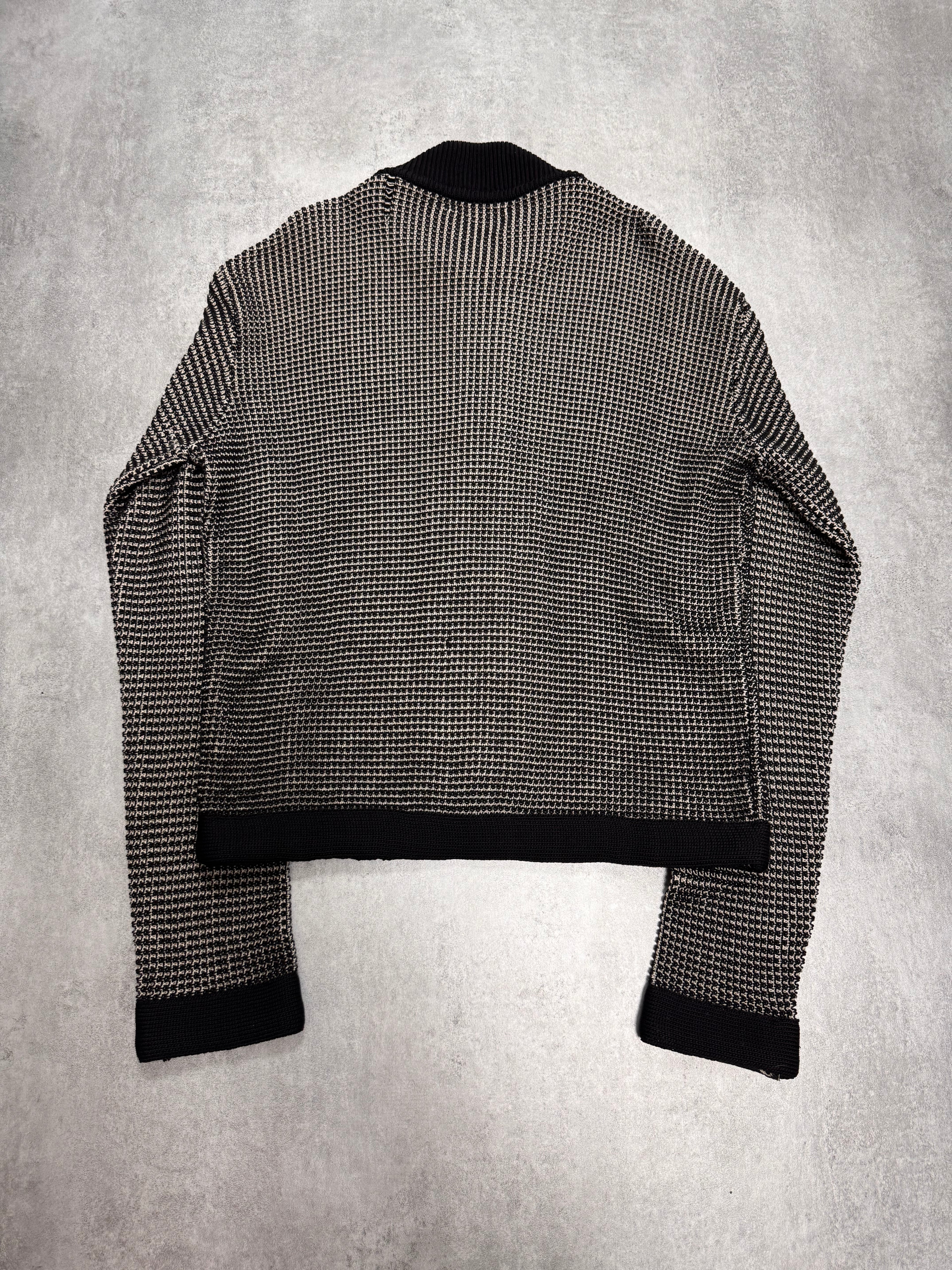 1990s Emporio Armani Bicolor Zip-Up