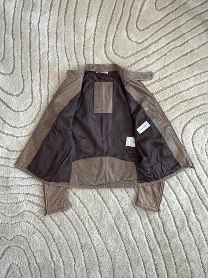 Yves Saint Laurent Cafe Racer Leather Jacket (M)