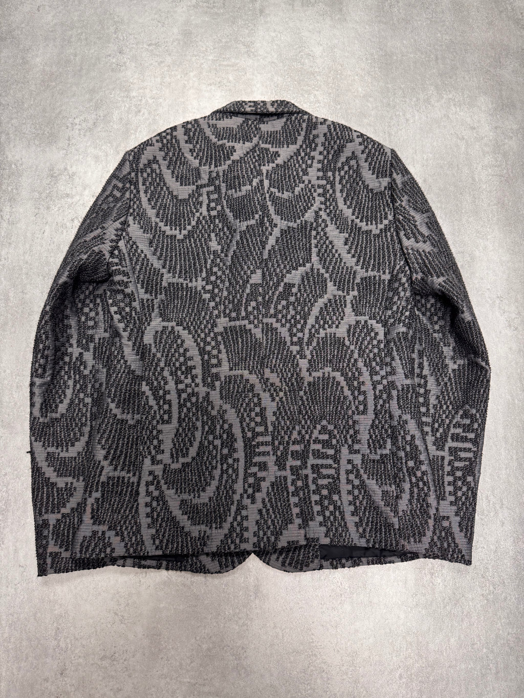 FW2018 Emporio Armani Floral Black Suit Jacket