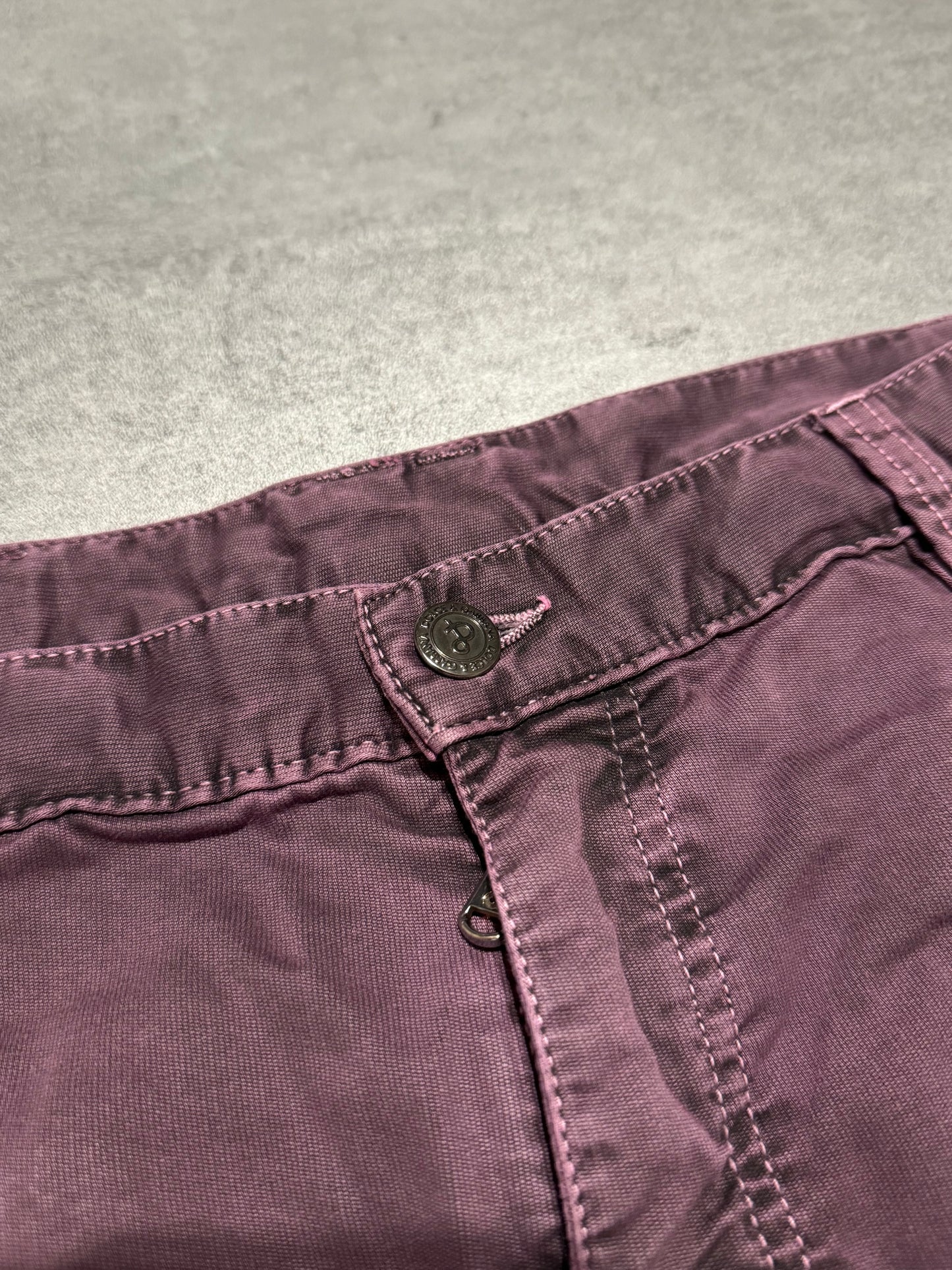 AW2003 Dolce & Gabbana Purple Bondage Relaxed Spectrum Pants (M/L)