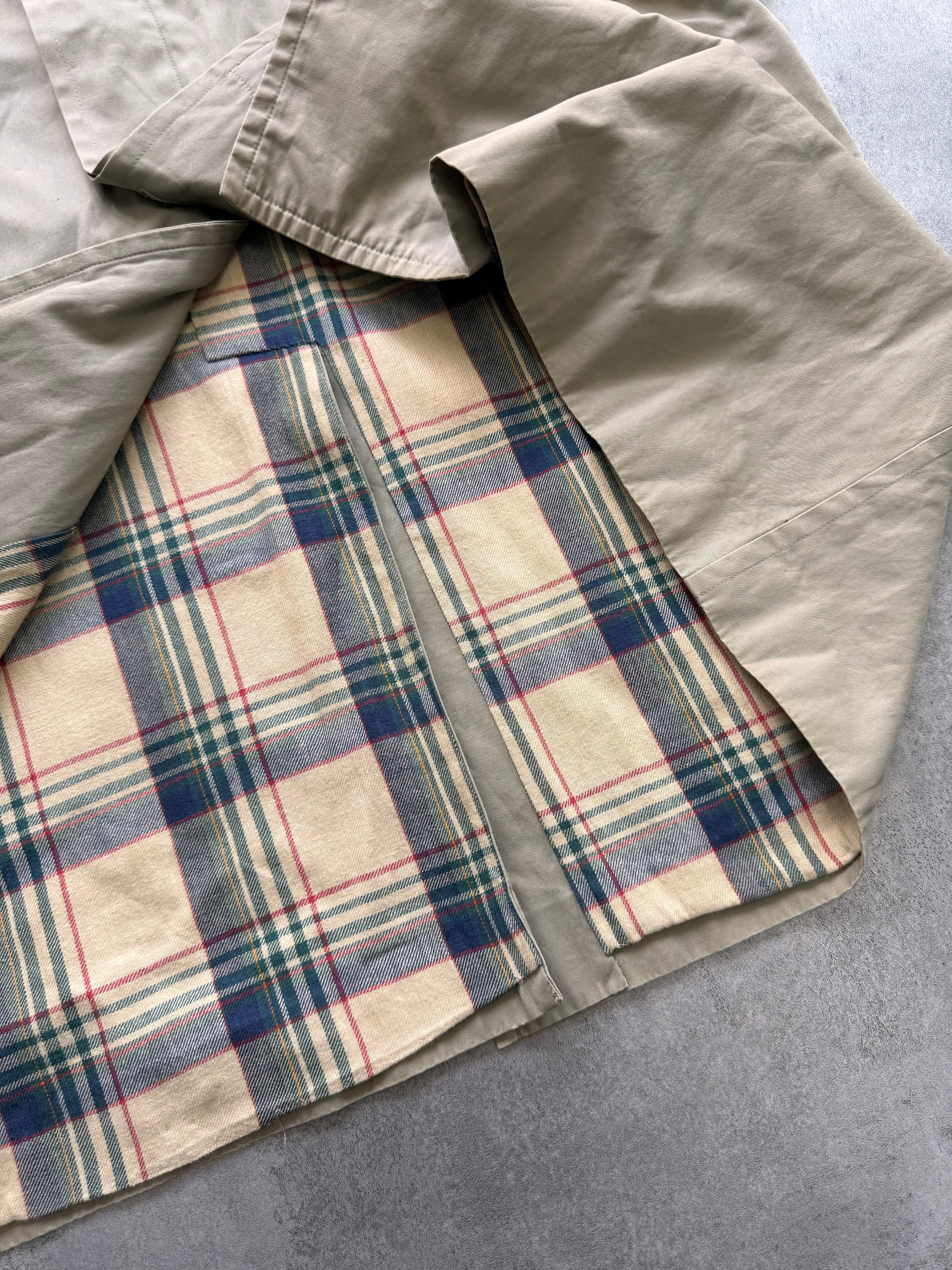 1980s Comme Des Garçons Homme Beige Trench Coat