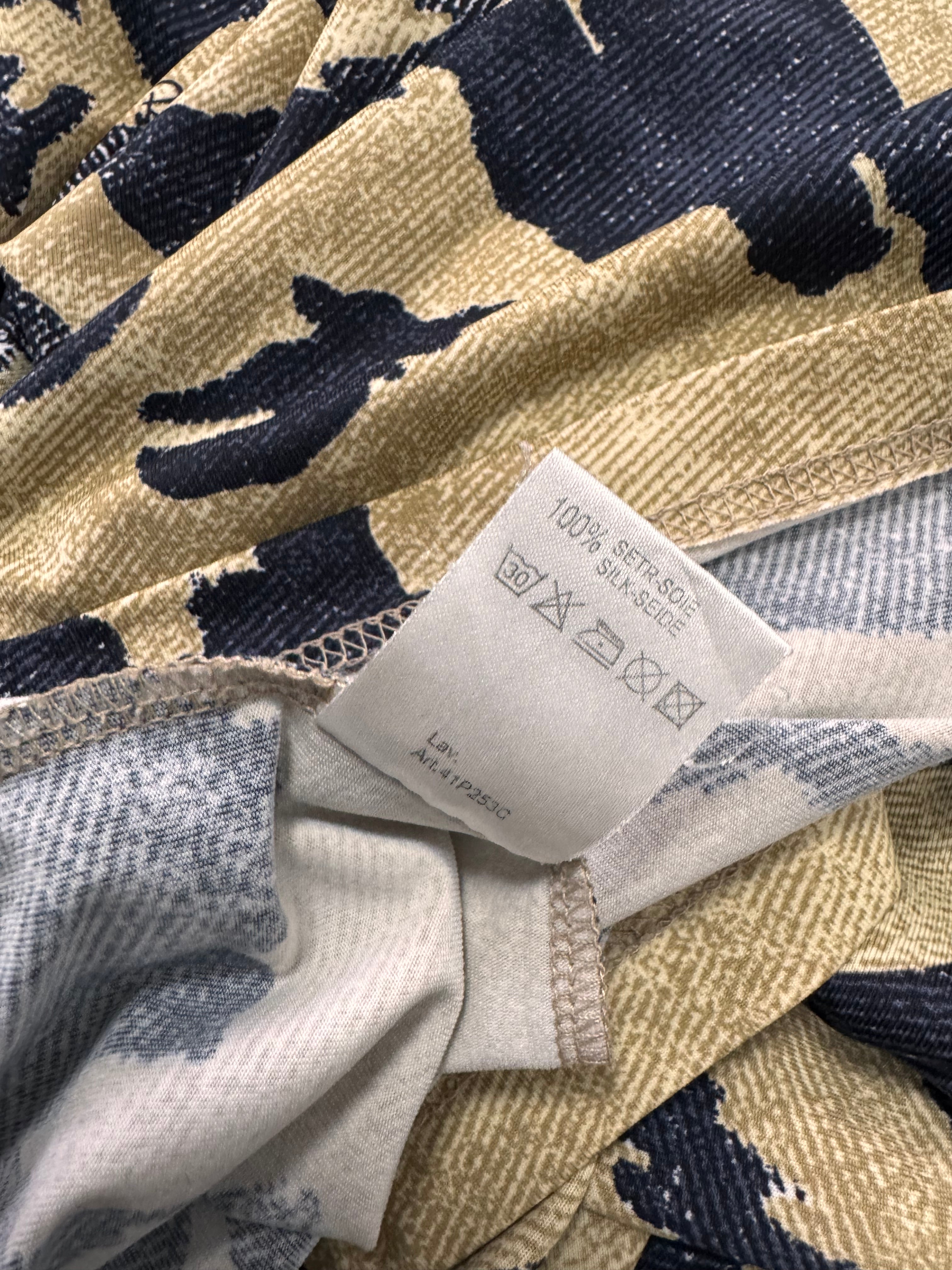 2000s Cavalli Hunter Camouflage Tee