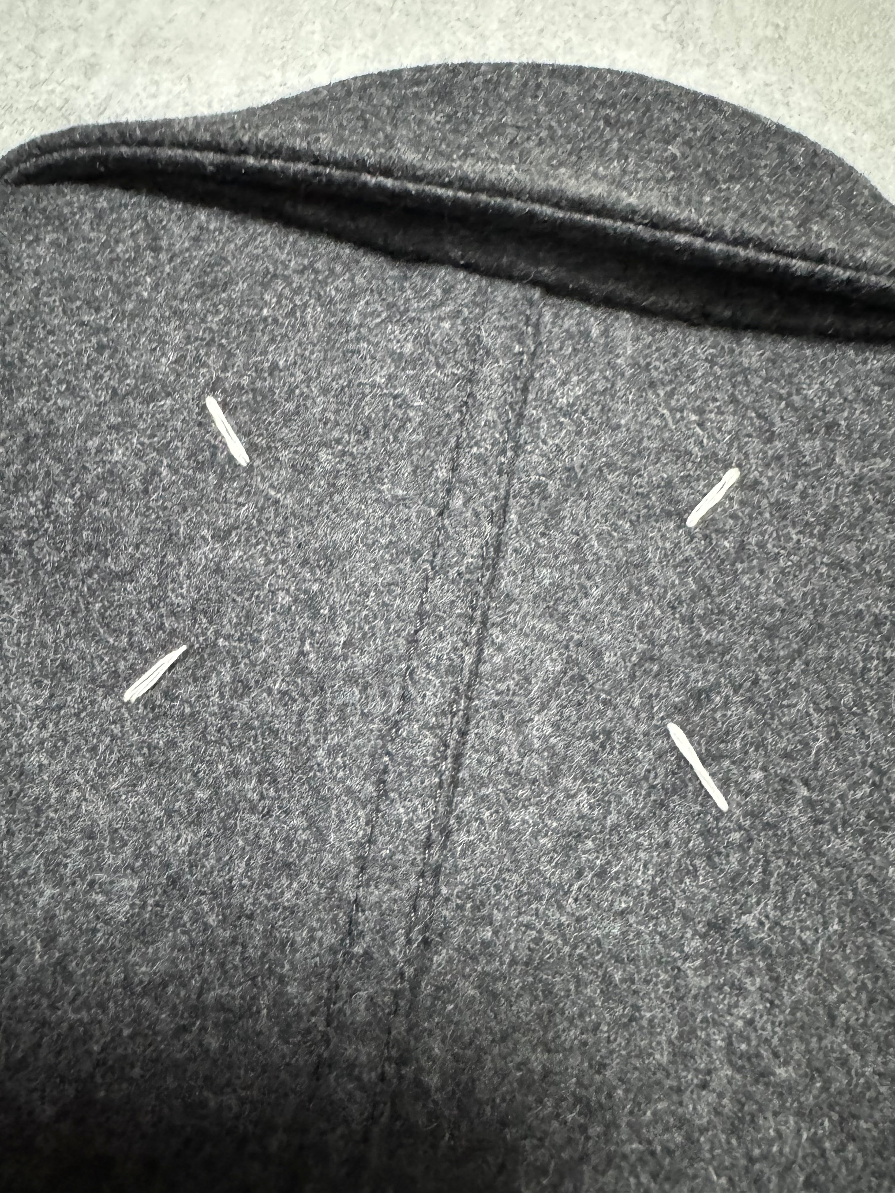 Maison Margiela Grey Wool Minimalist Jacket