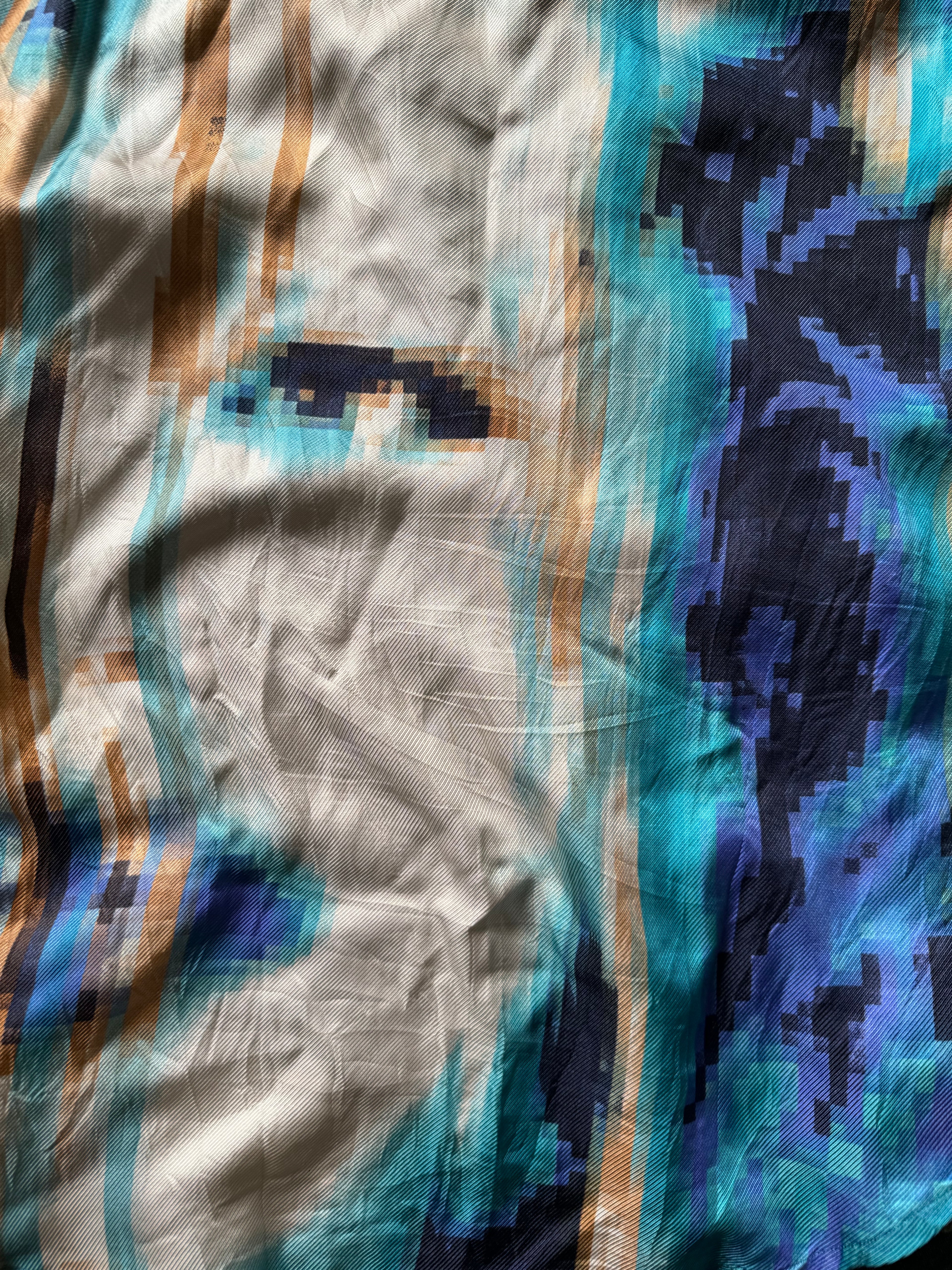 SS2001 Cavalli Pixelized Art Shirt
