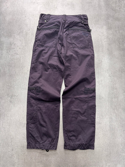 2000s Diesel Cargo Technical Purple Blue Pants (S/M)