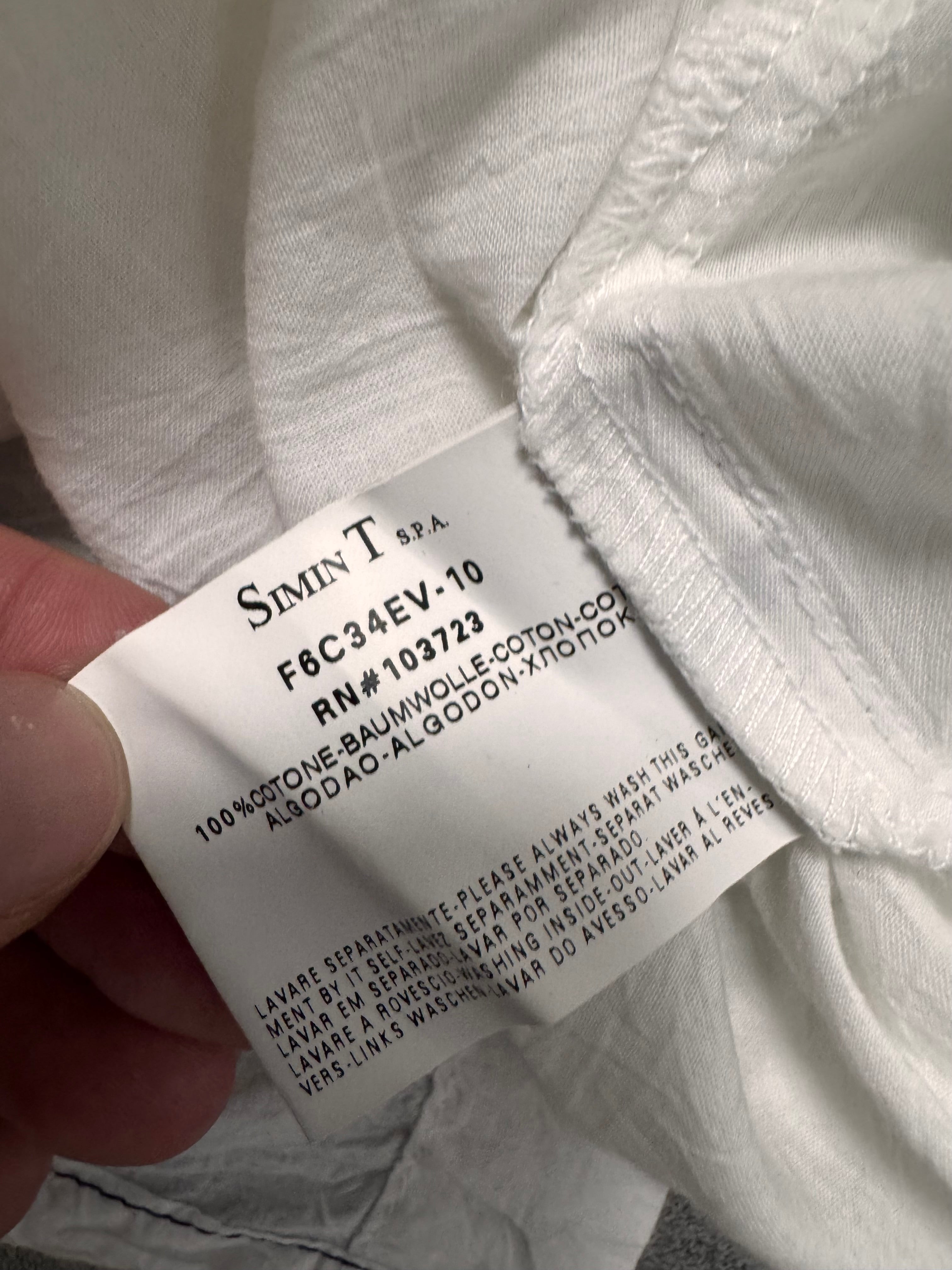 2000s Armani Asian Tag White Shirt