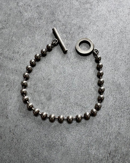 1990s Gucci Ball 925 Sterling Silver Bracelet (OS)