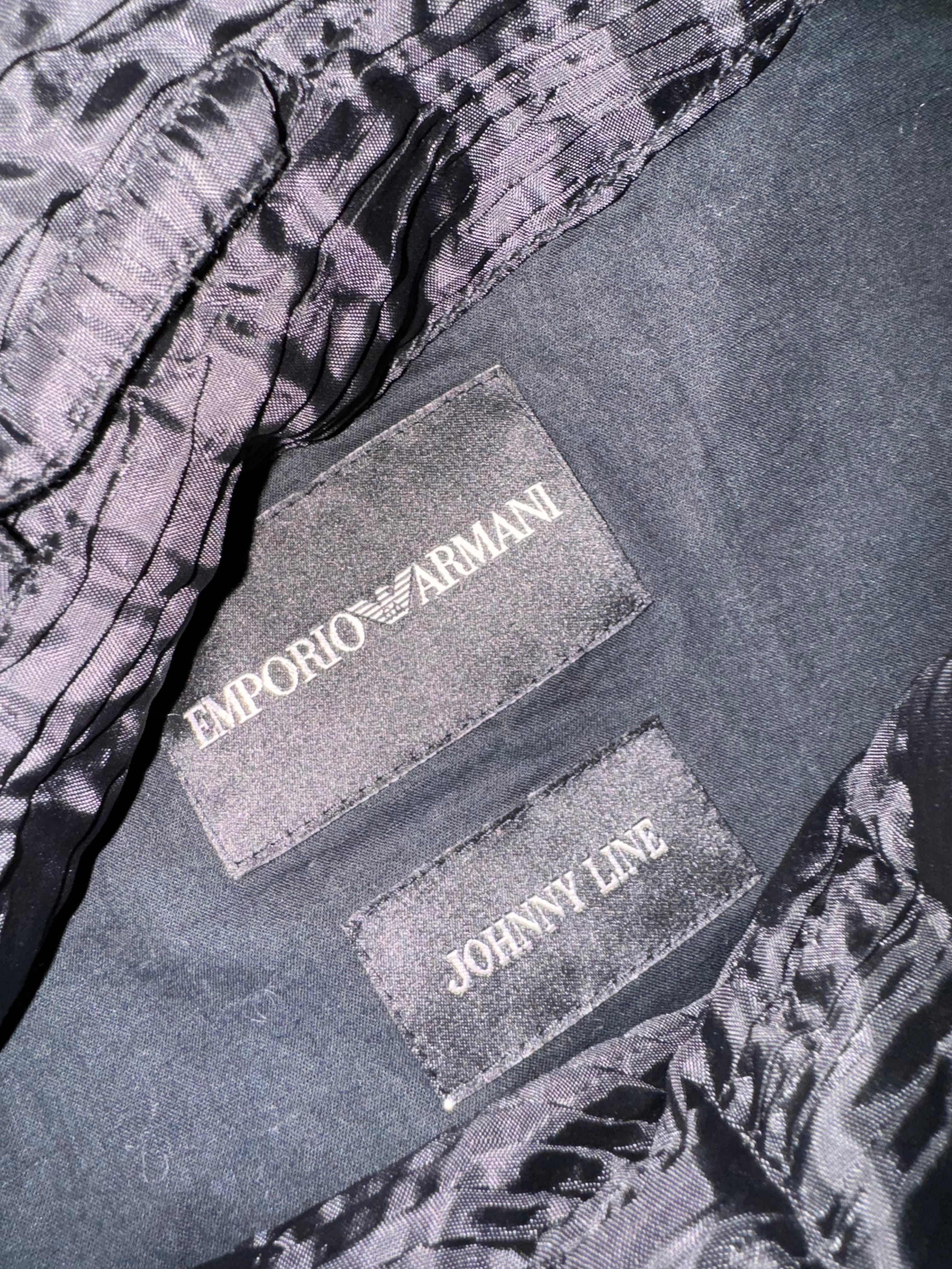 SS2011 Emporio Armani Plissé Hybrid 2-Zip Leather Jacket (M/L)
