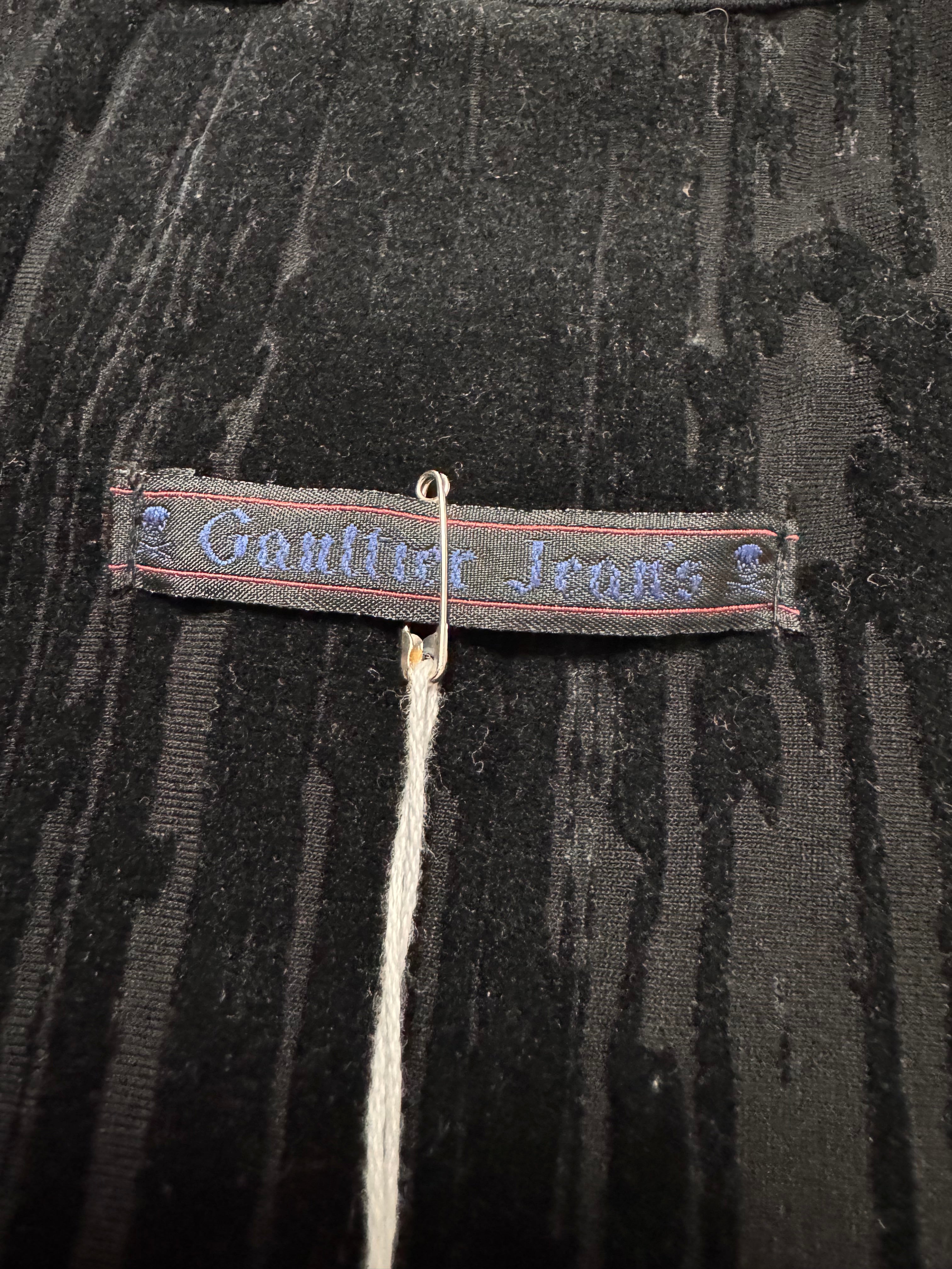 AW1998 Jean Paul Gaultier Blood Drip Black Longsleeves