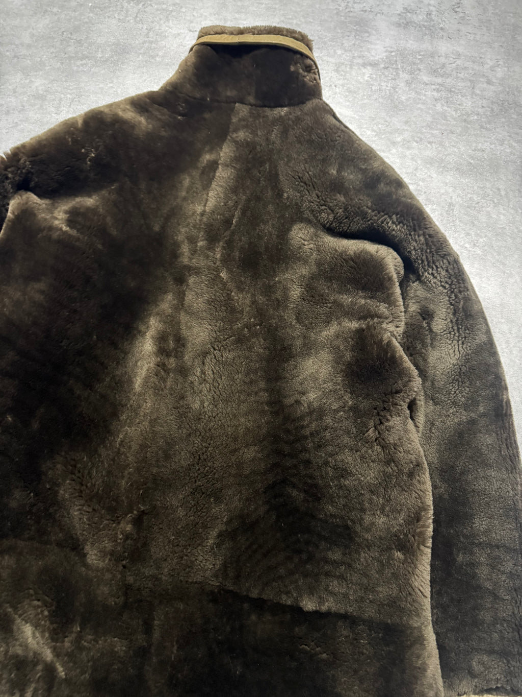 1980s Gianni Versace Brown Faux-Fur Long Coat