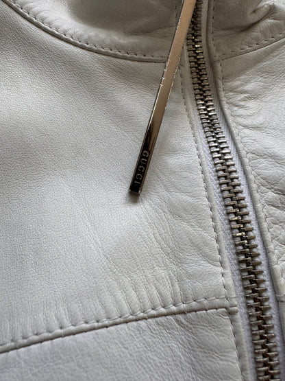 SS2000 Gucci Lambskin Leather Track Jacket (XS)