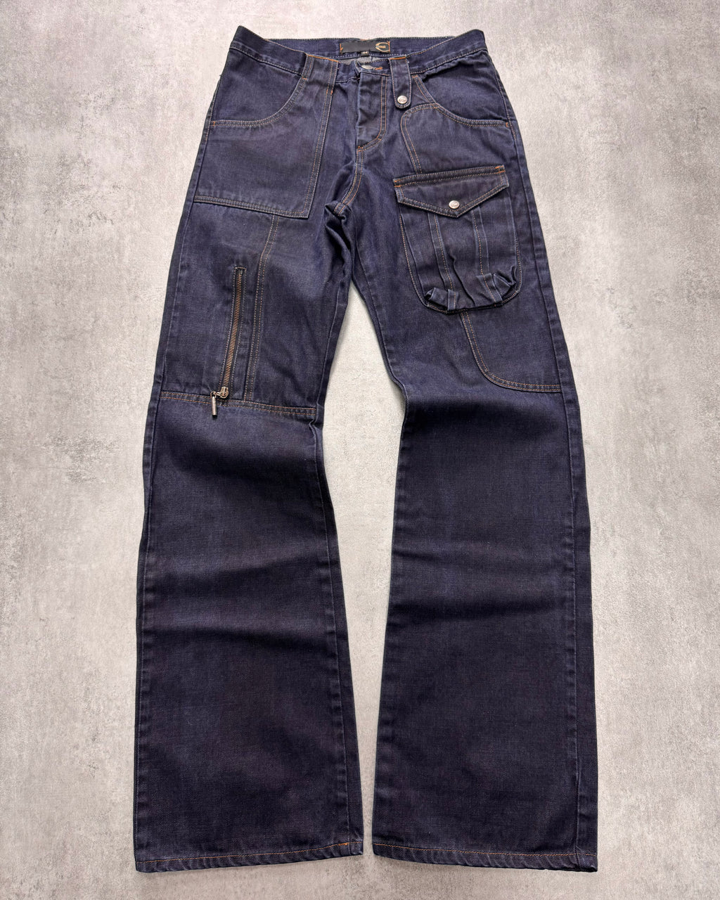 AW2004 Cavalli Carpenter Cargo Denim Pants
