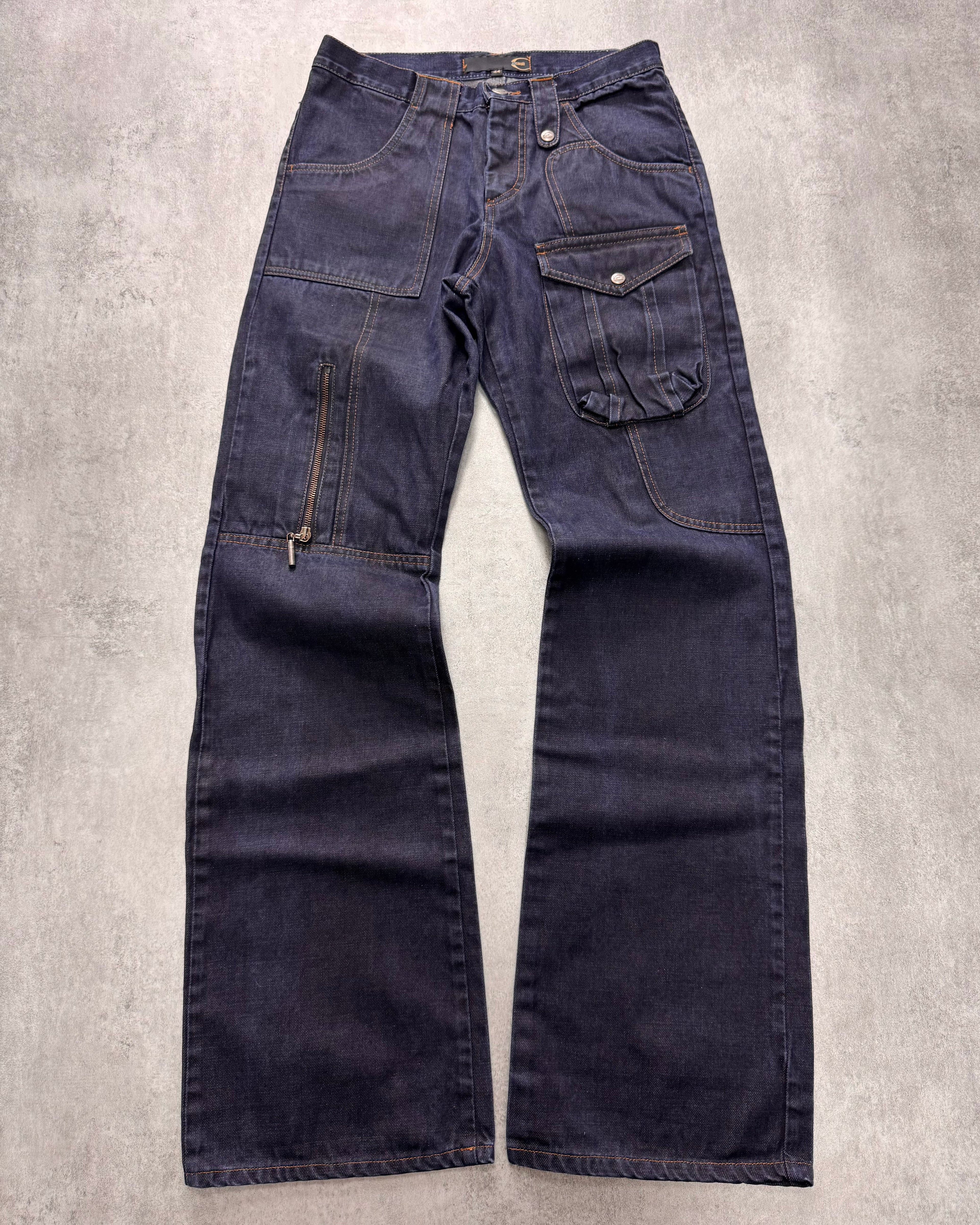 AW2004 Cavalli Carpenter Cargo Denim Pants