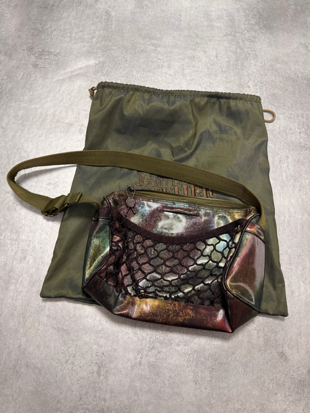 1995 Jean Paul Gaultier Earth Evolution Shoulder Bag