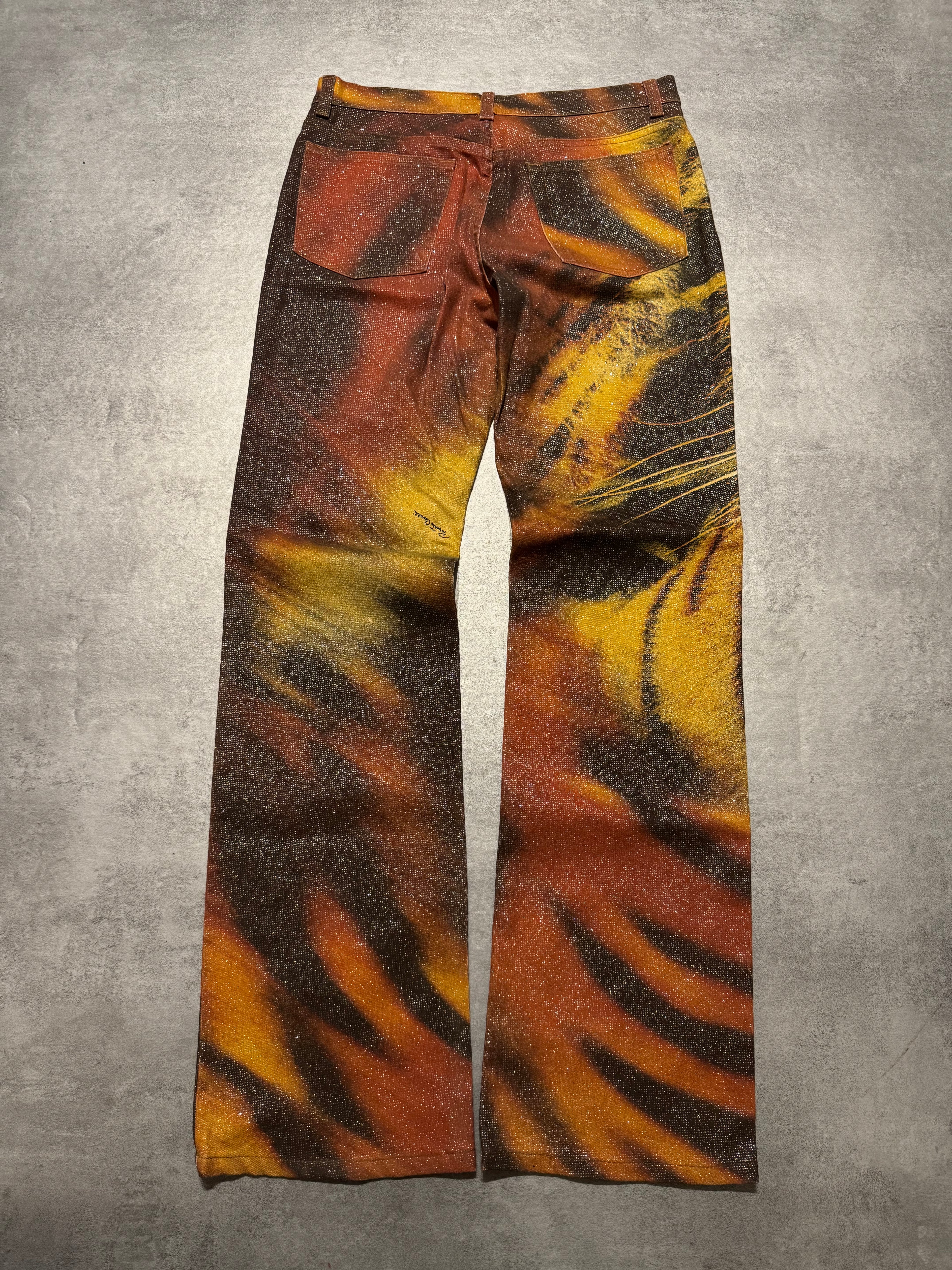 FW2000 Roberto Cavalli Savage Tiger Pants