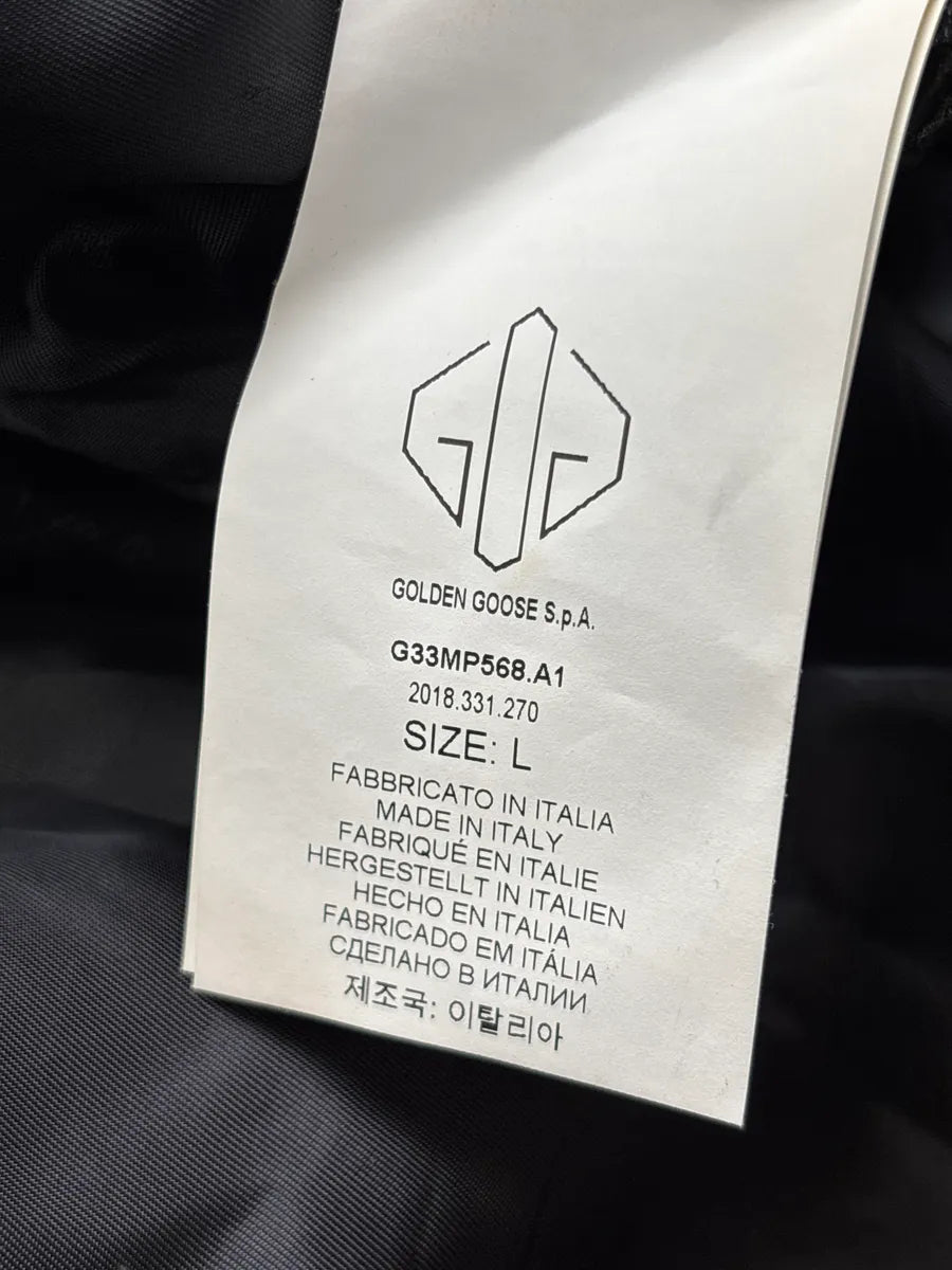 2018 Golden Goose Brown Black Pony HairLeather  Zip-Up Bomber Jacket BEsNerkD 11