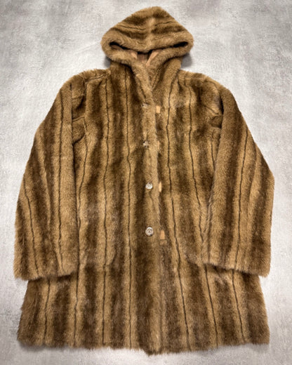 1990s Balmain Faux Fur Reversible Jacket (L/XL)